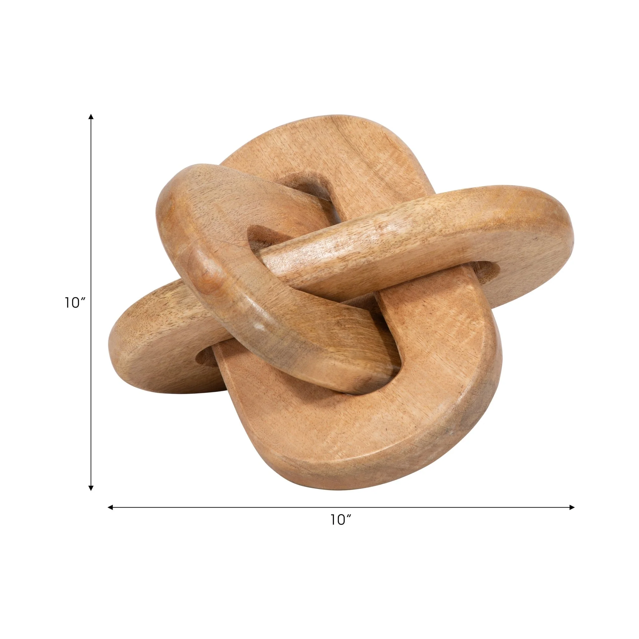 Wood, 10" Decorative Knot, Natural - Image 2