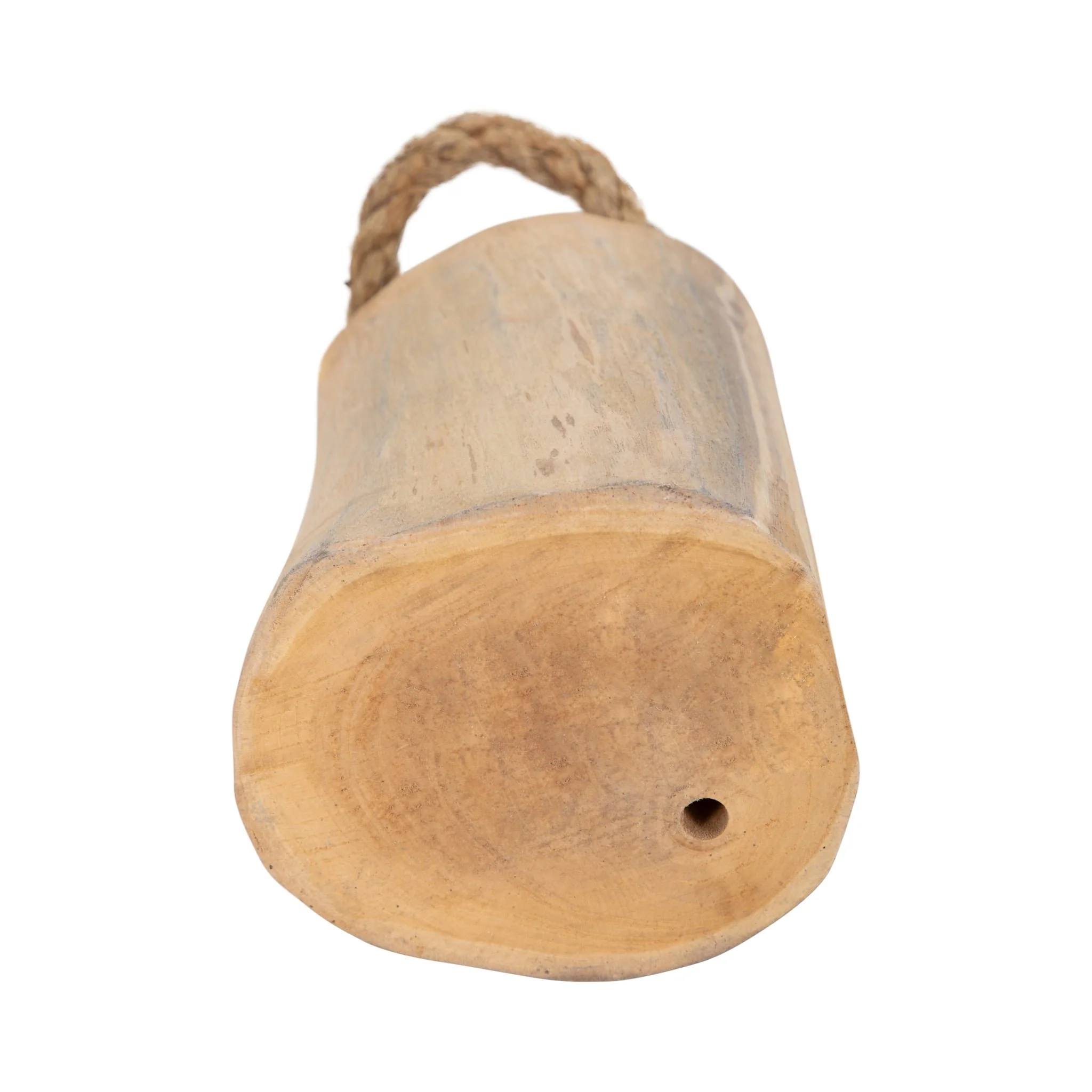Wood, 10" Door Stopper W/ Handle, Natural - Image 7