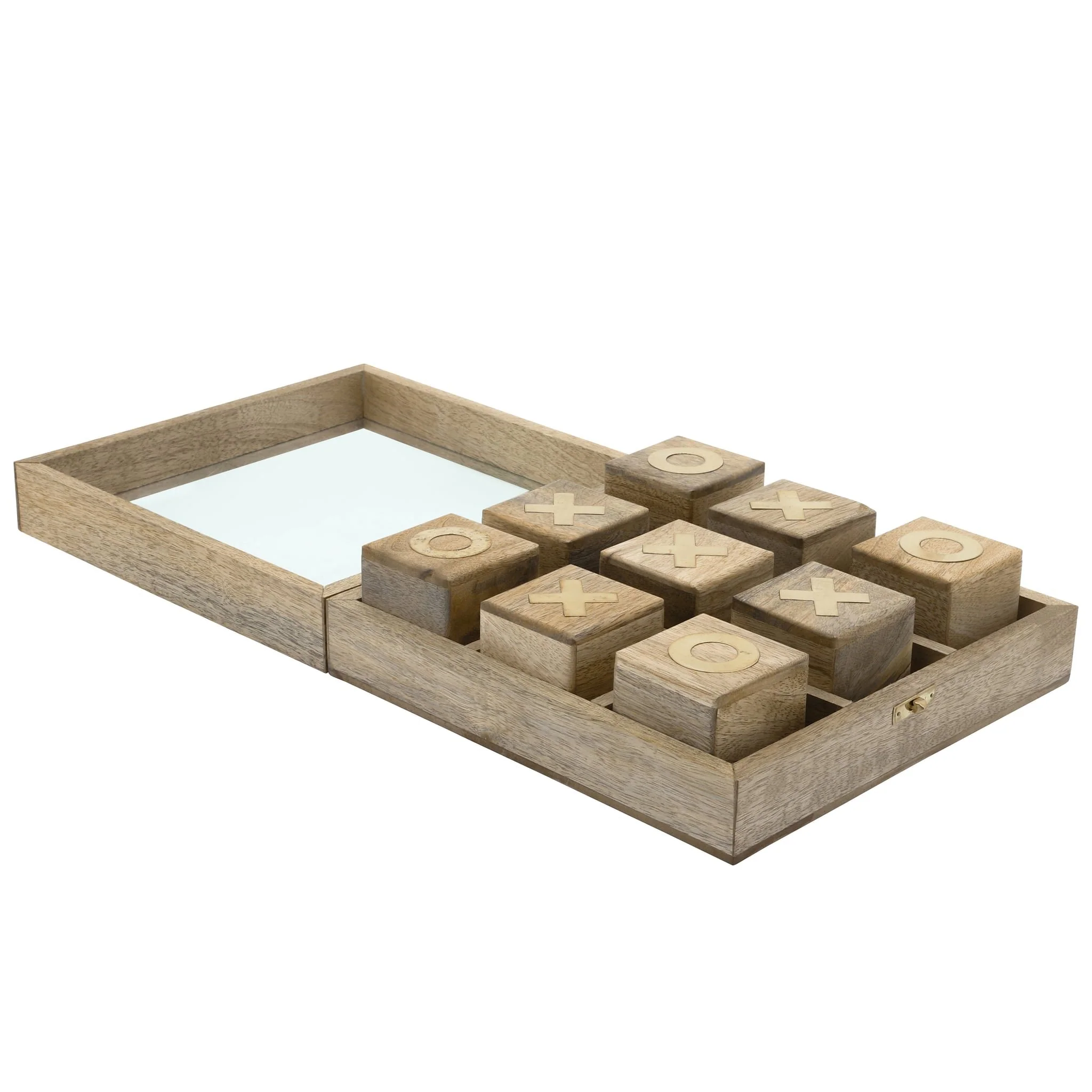 Wood, 10x10 Tic Tac Toe, Natural - Image 2