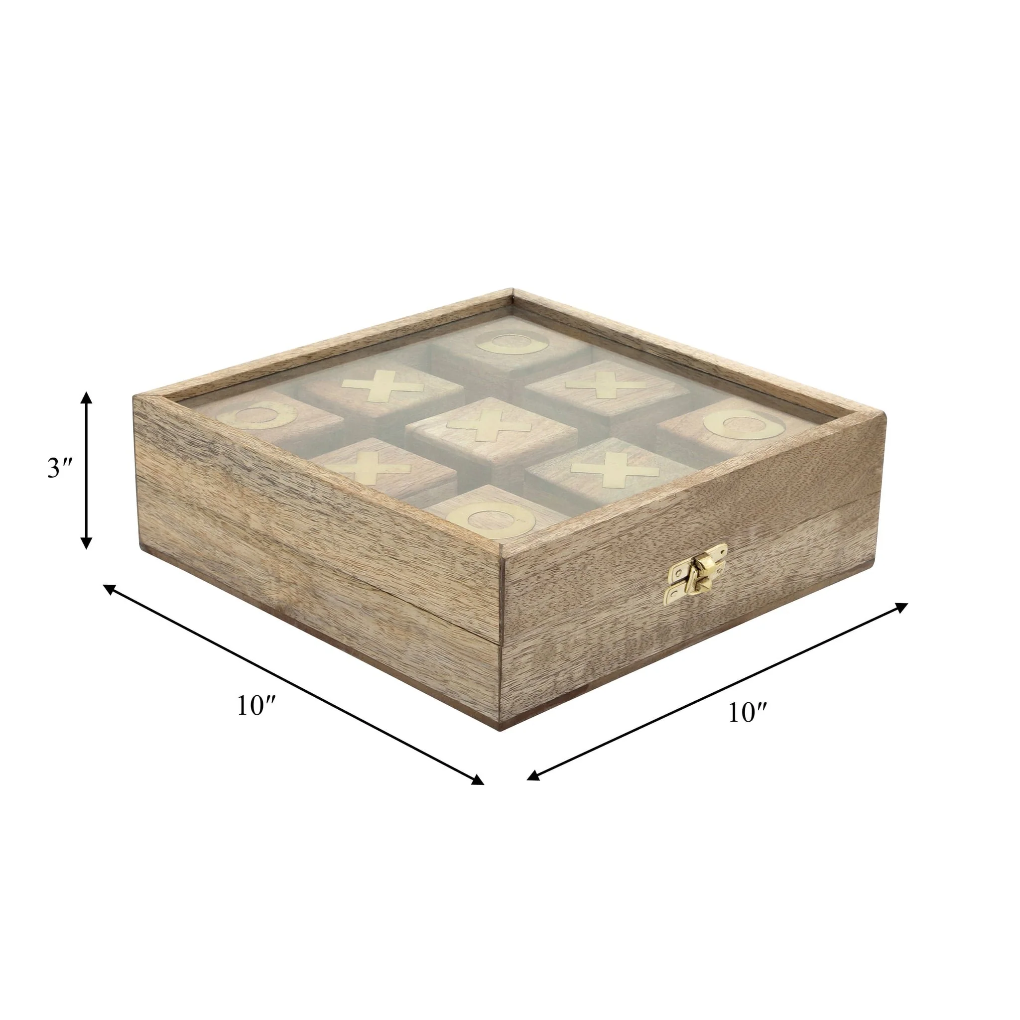 Wood, 10x10 Tic Tac Toe, Natural - Image 6