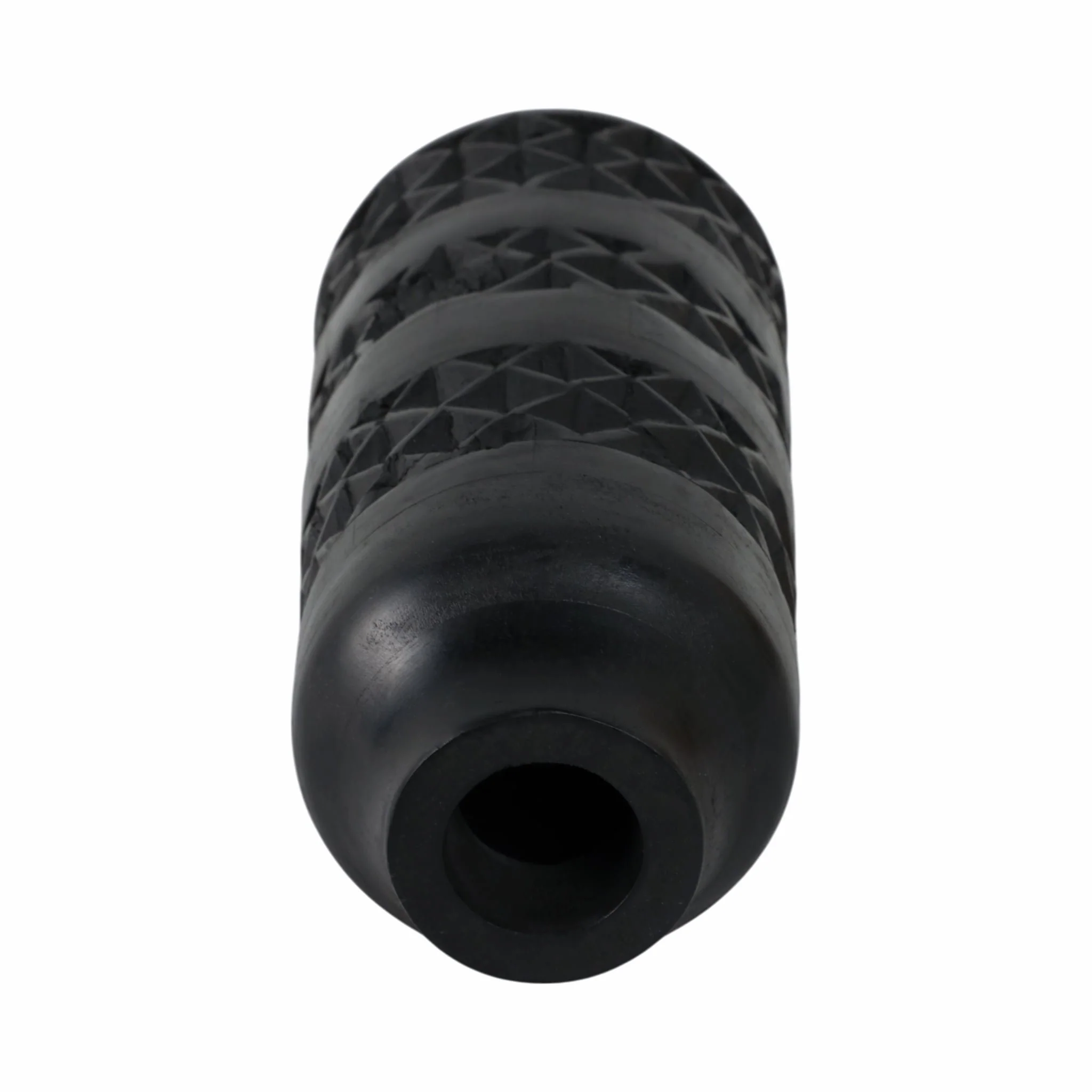Wood 12" Stained Vase, Black - Image 6
