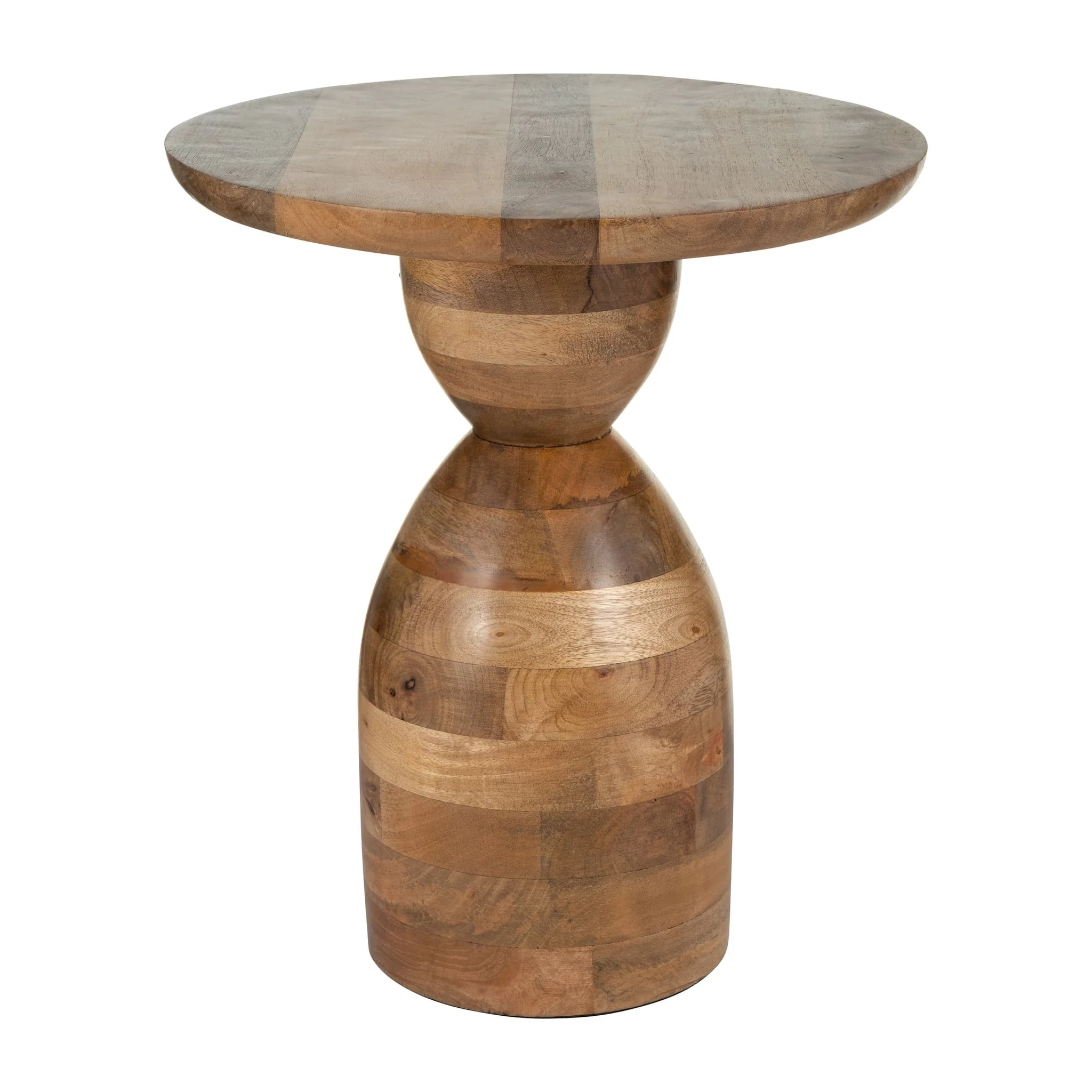 Wood, 16"dx19"h Simple Side Table, Natural Kd - Image 2