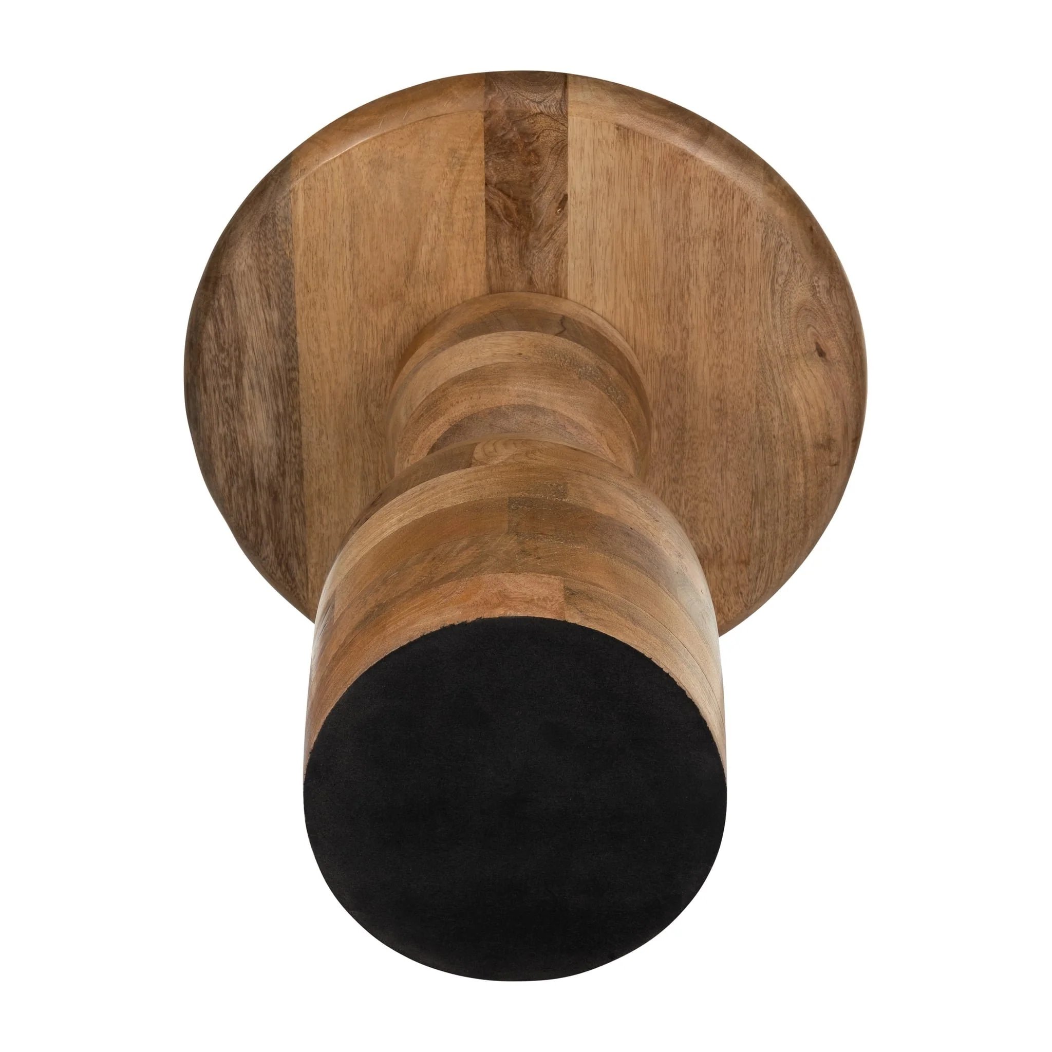 Wood, 16"dx19"h Simple Side Table, Natural Kd - Image 7