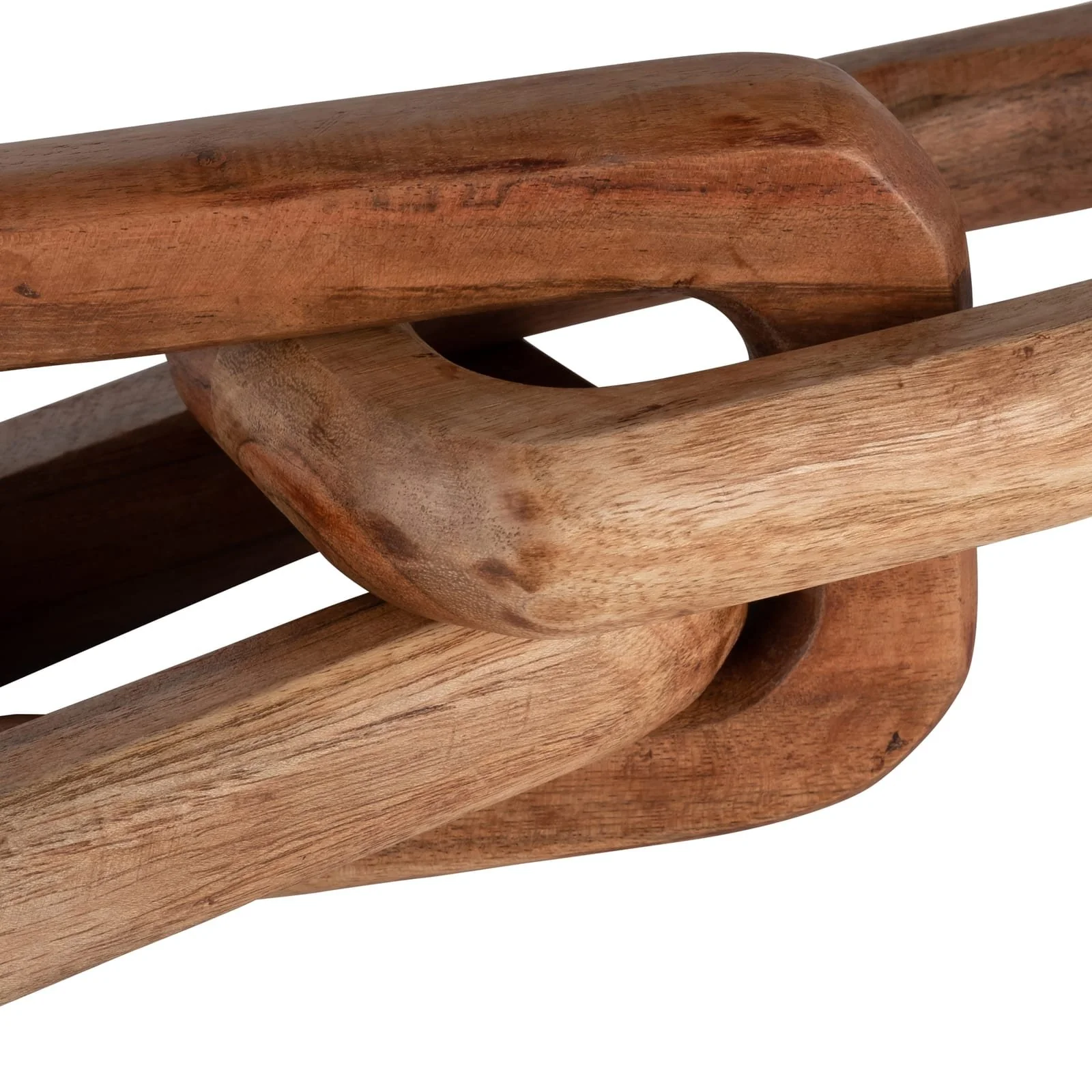 Wood,17", Triple Link Chain,brown - Image 5