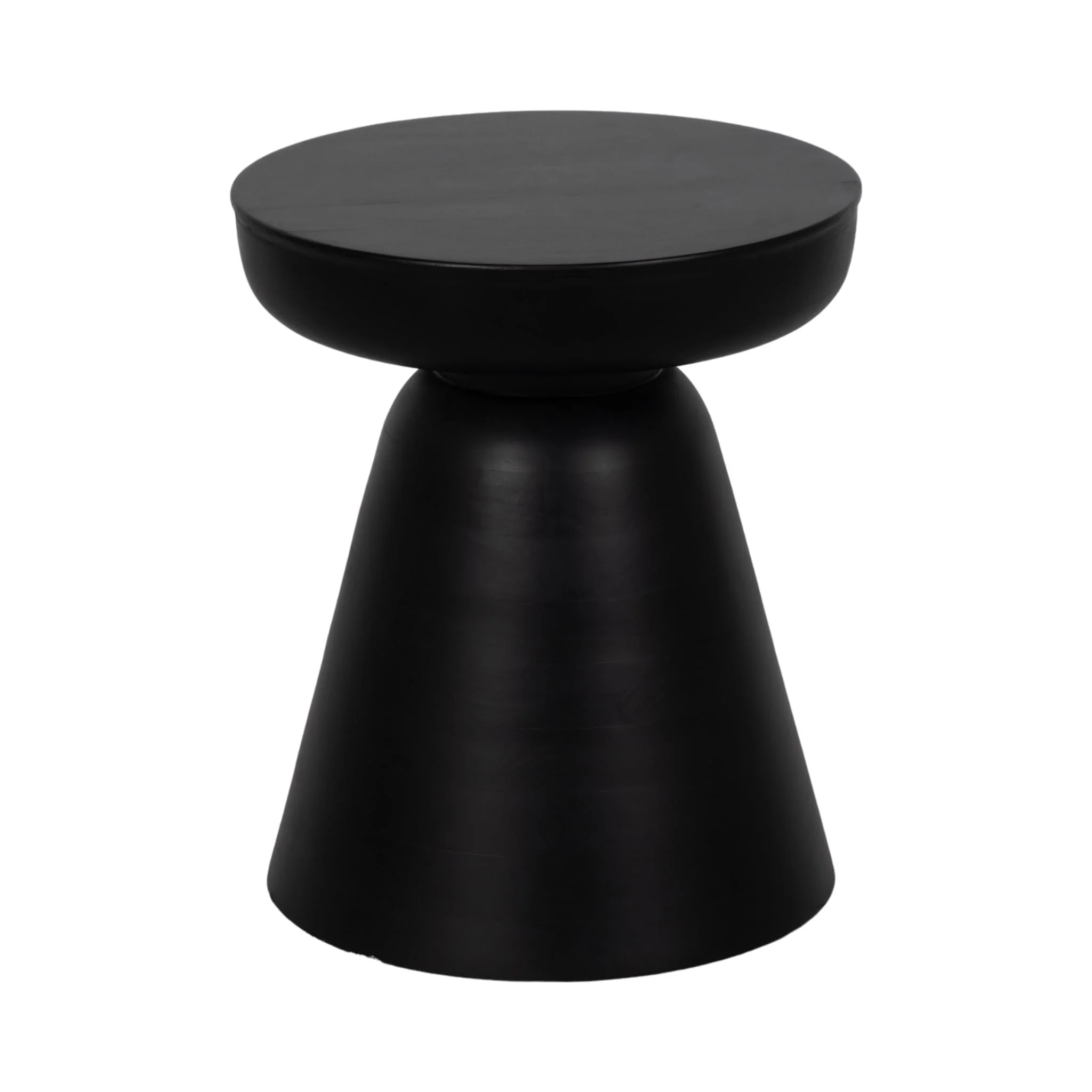 Wood, 19" Side Table, Black - Image 2
