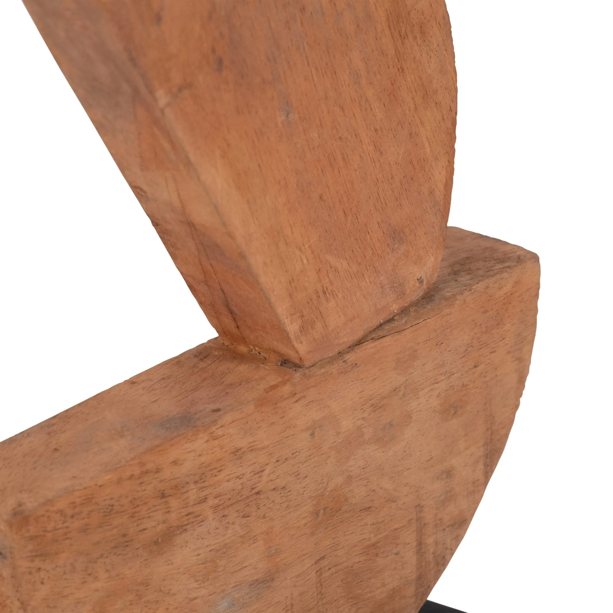 Wood, 23" 4 Half Circles Stacking, Brown - Image 5