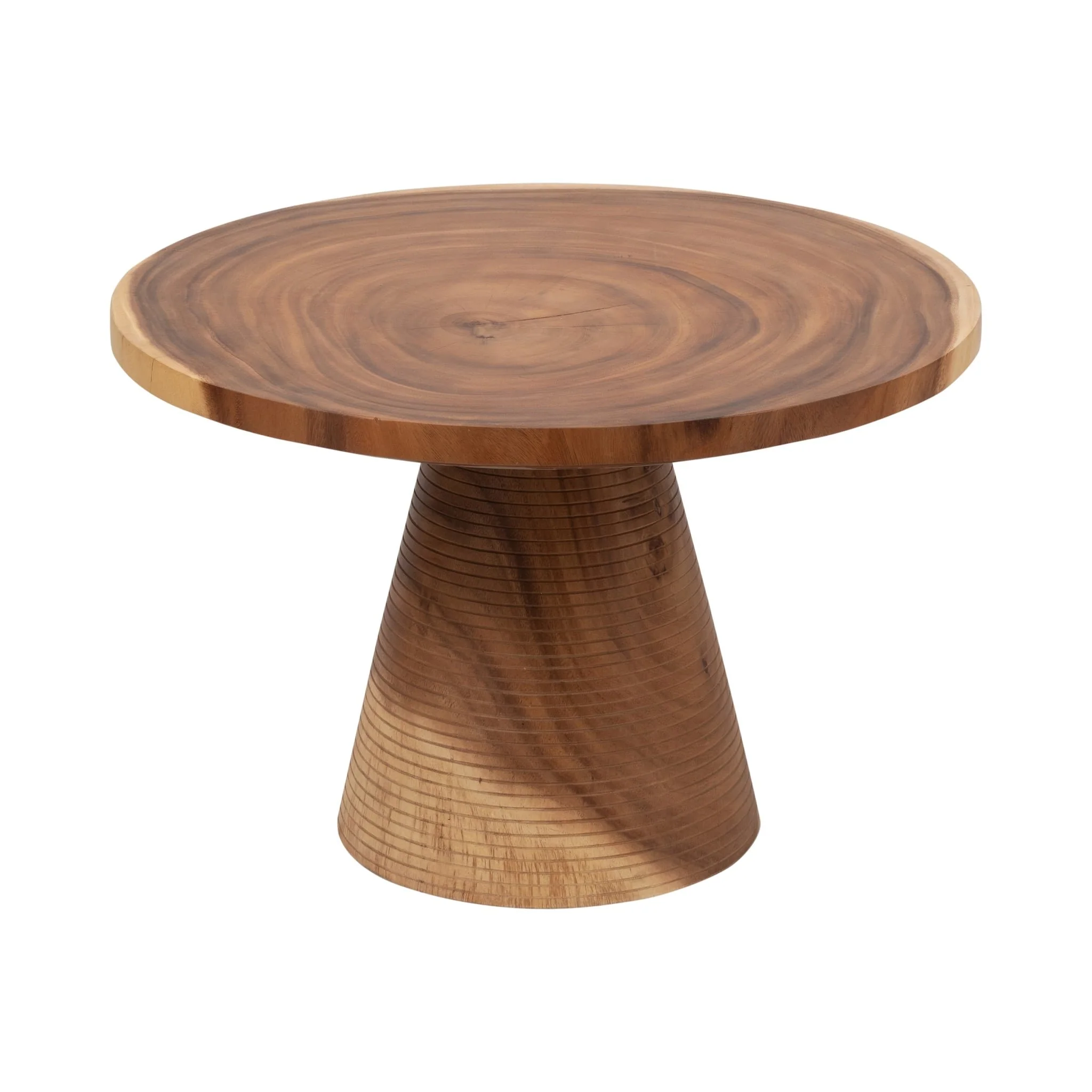 Wood,27x18 Coffee Table W/ribbed Base,natural/2bx - Image 2