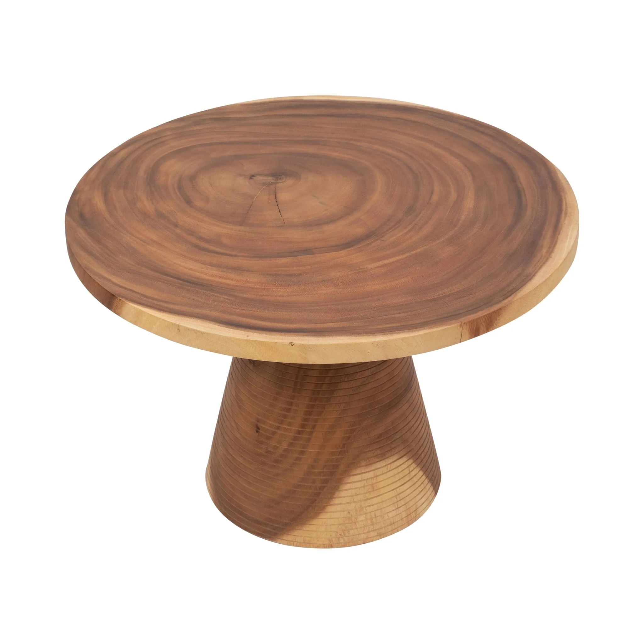 Wood,27x18 Coffee Table W/ribbed Base,natural/2bx - Image 3