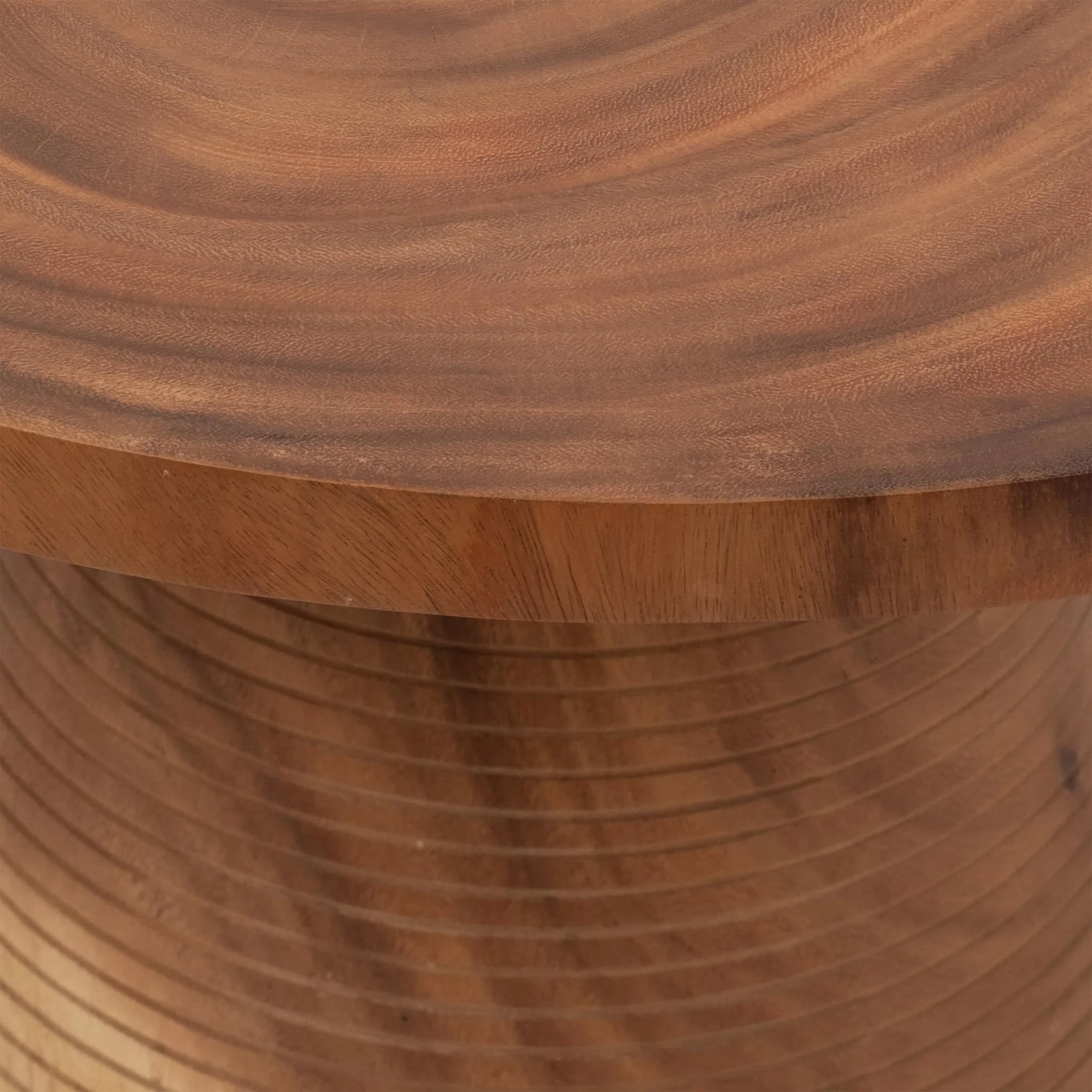 Wood,27x18 Coffee Table W/ribbed Base,natural/2bx - Image 4