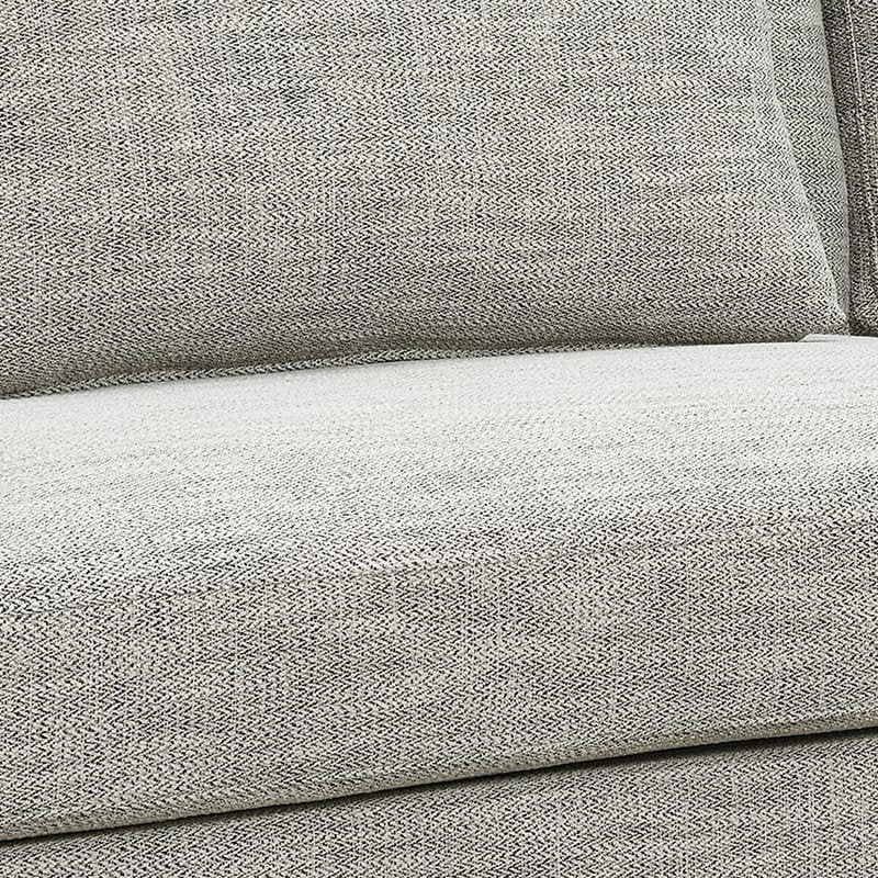 Wood, 3-seater  Bolstered Sofa, Tan/black Kd - Image 3