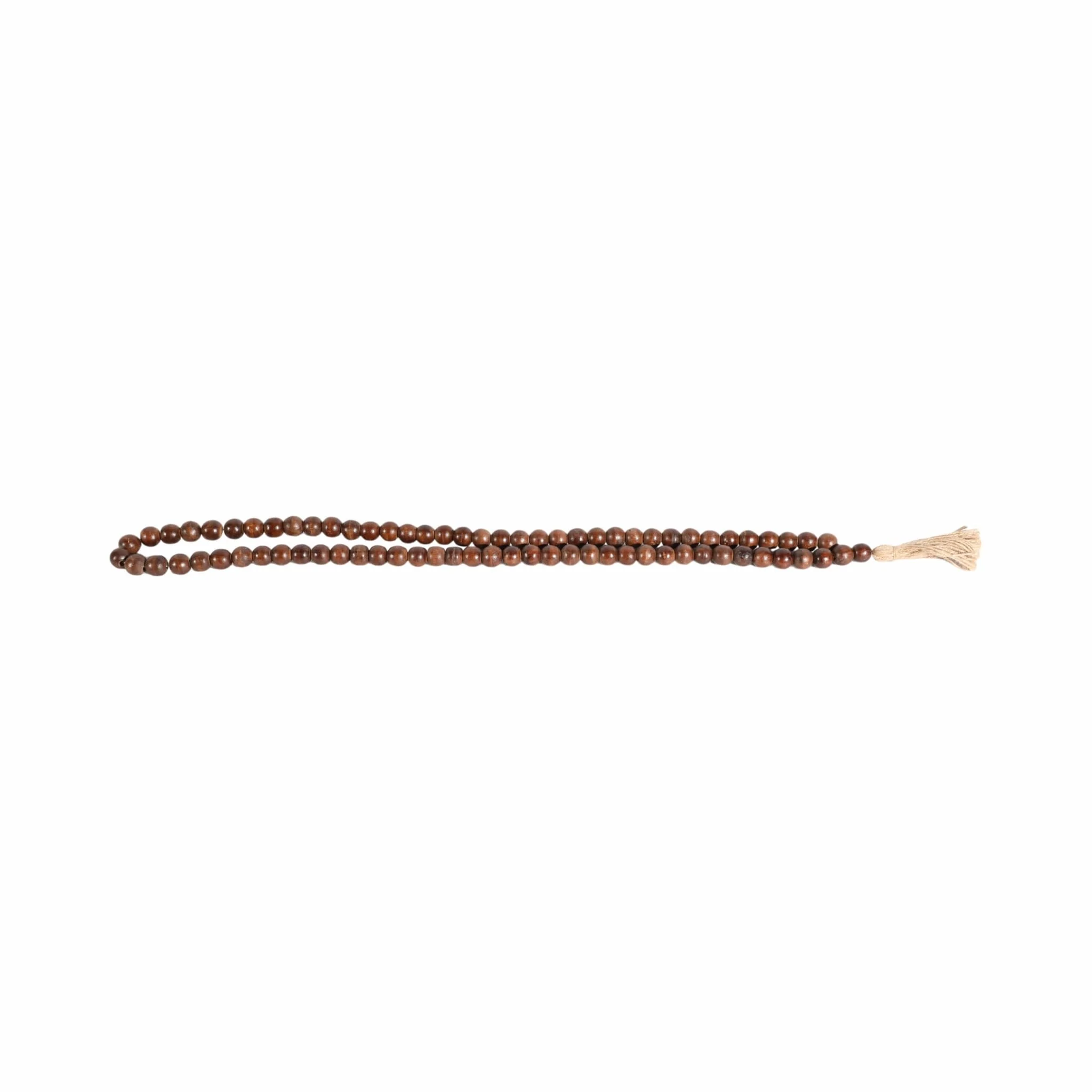 Wood, 30x.75 Double Bead Garland, Dark Brown - Image 6