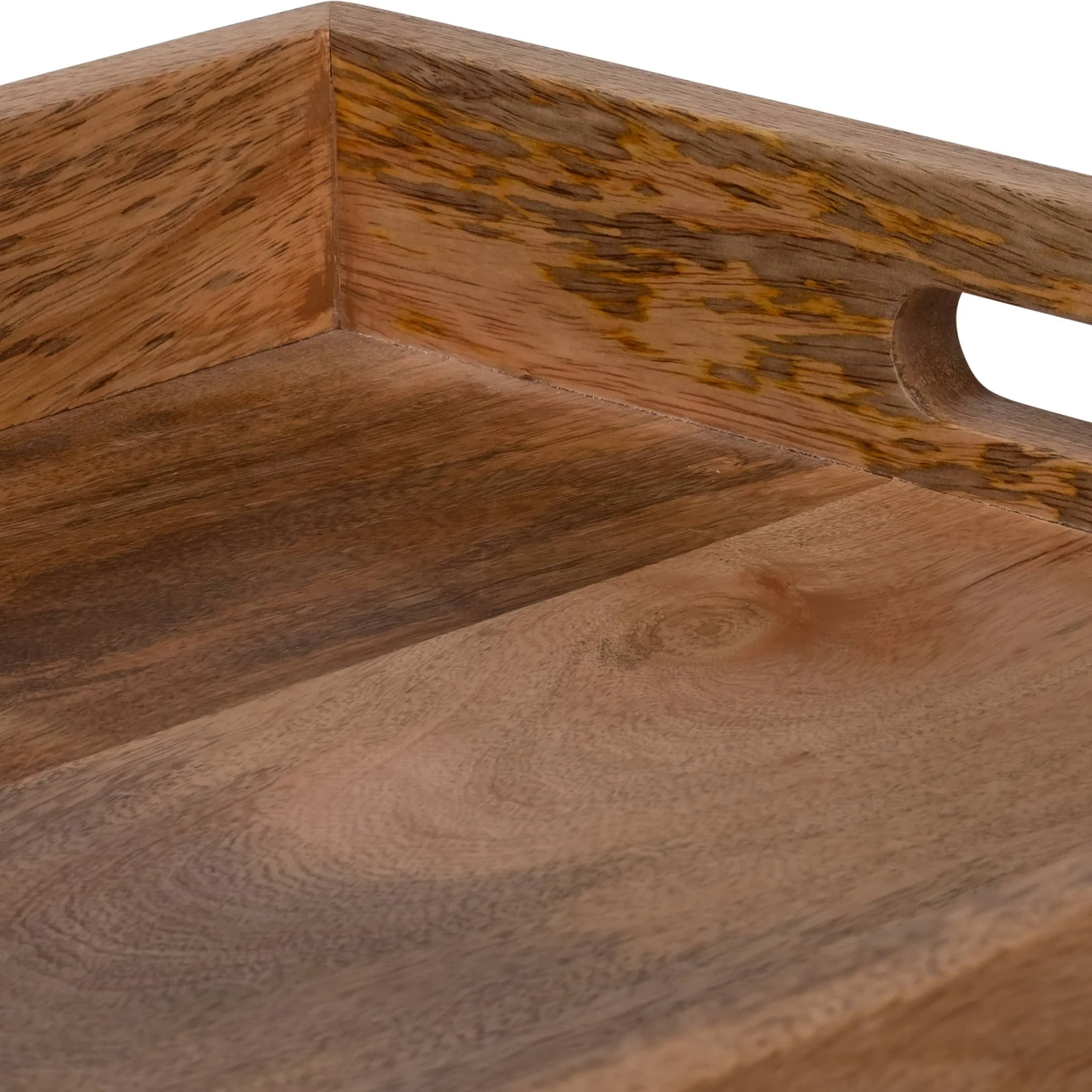 Wood, 30x32" Butler Tray W/ Stand, Brown Kd - Image 5