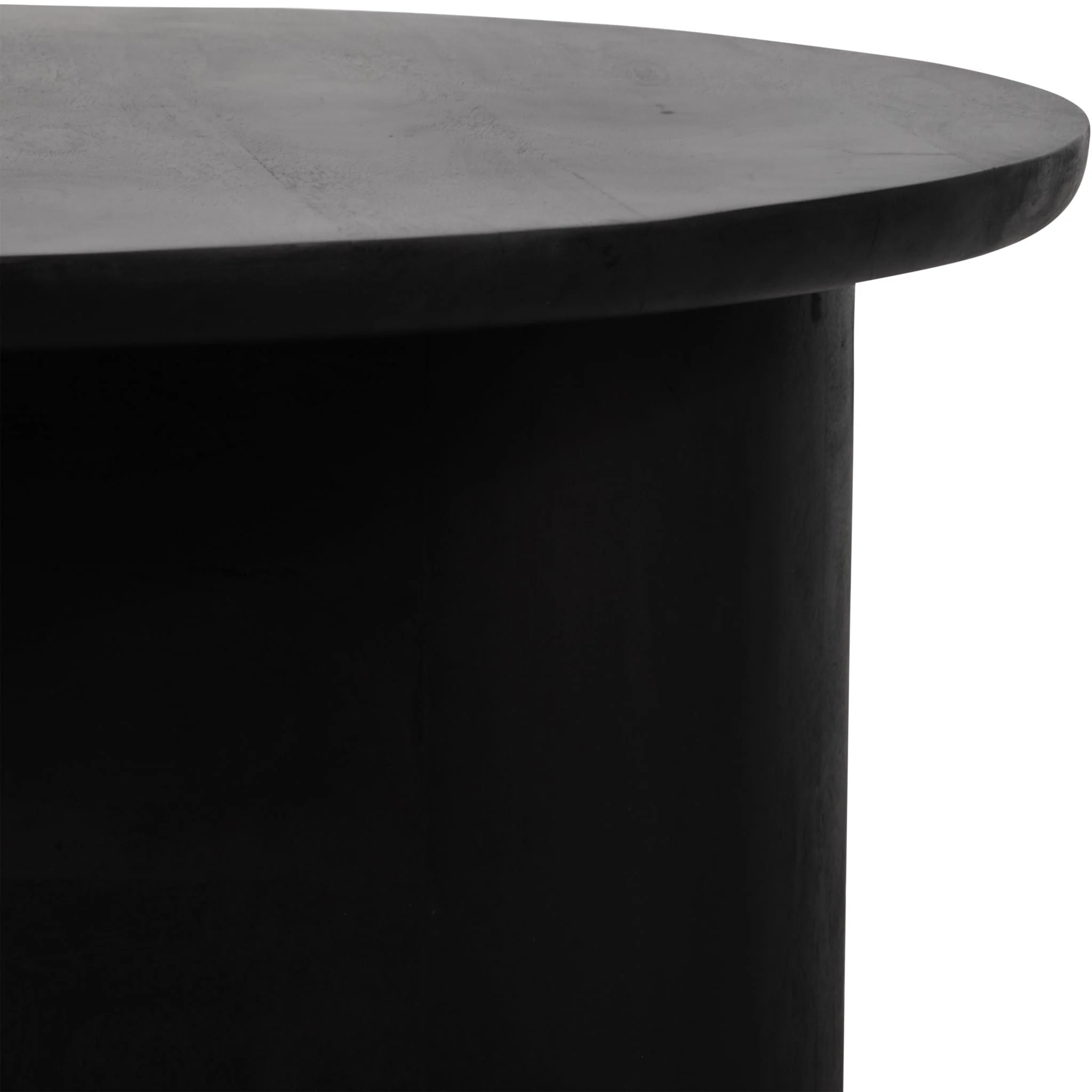 Wood, 32" Minimalist Coffee Table, Black - Image 6