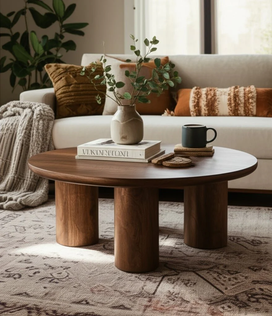 Wood,36" Scandinavian Coffee Table,brwn Kd - Image 12