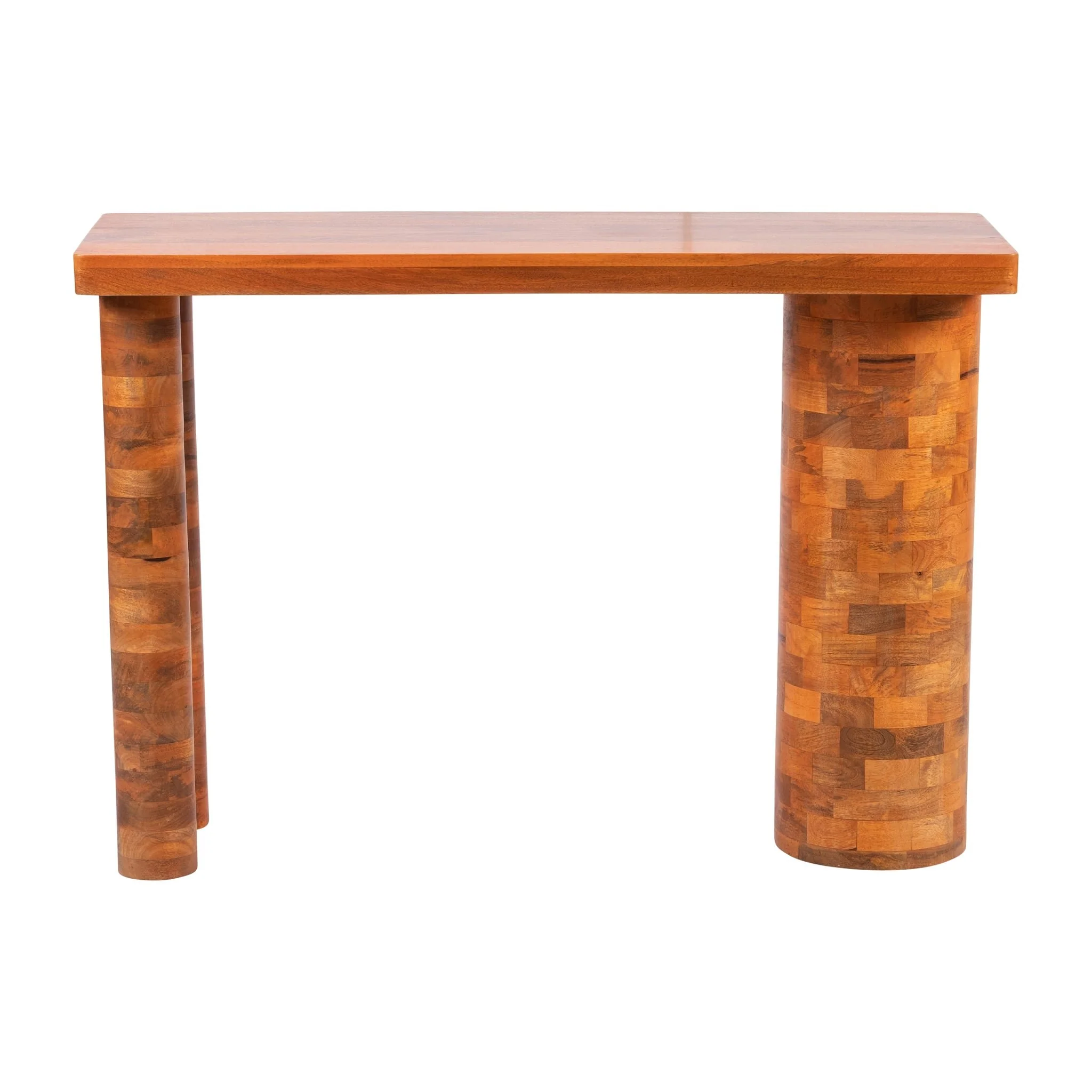 Wood, 46x32" Console, Brown - Image 4