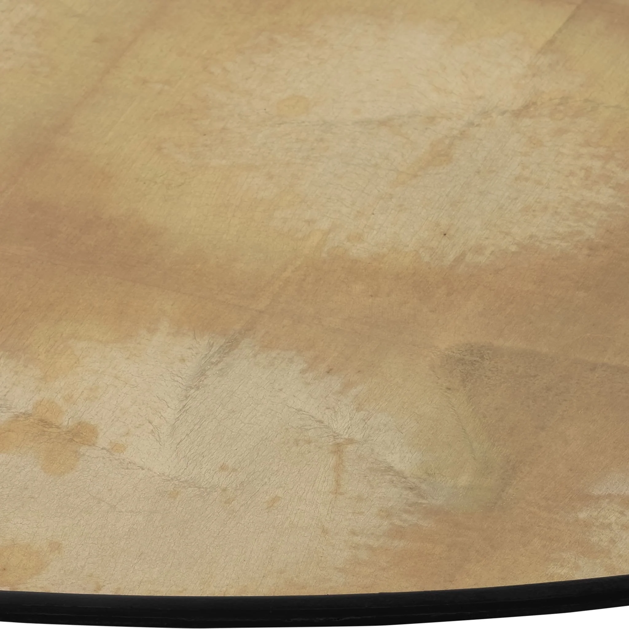 Wood,47" Gold Leaf Top Coffee Table, Blk/gld, Kd - Image 4