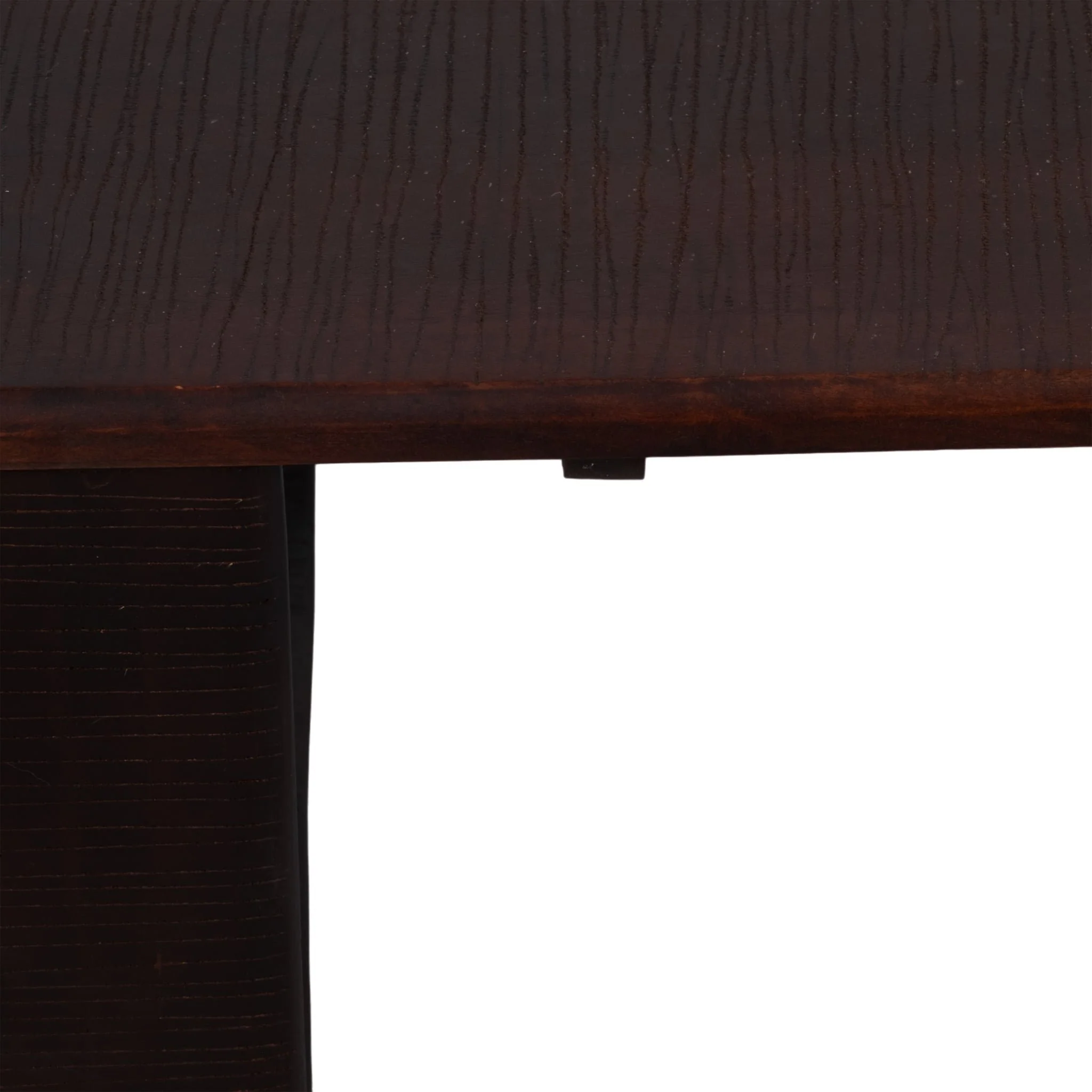 Wood, 47" Textured Coffee Table, Brown Kd - Image 4