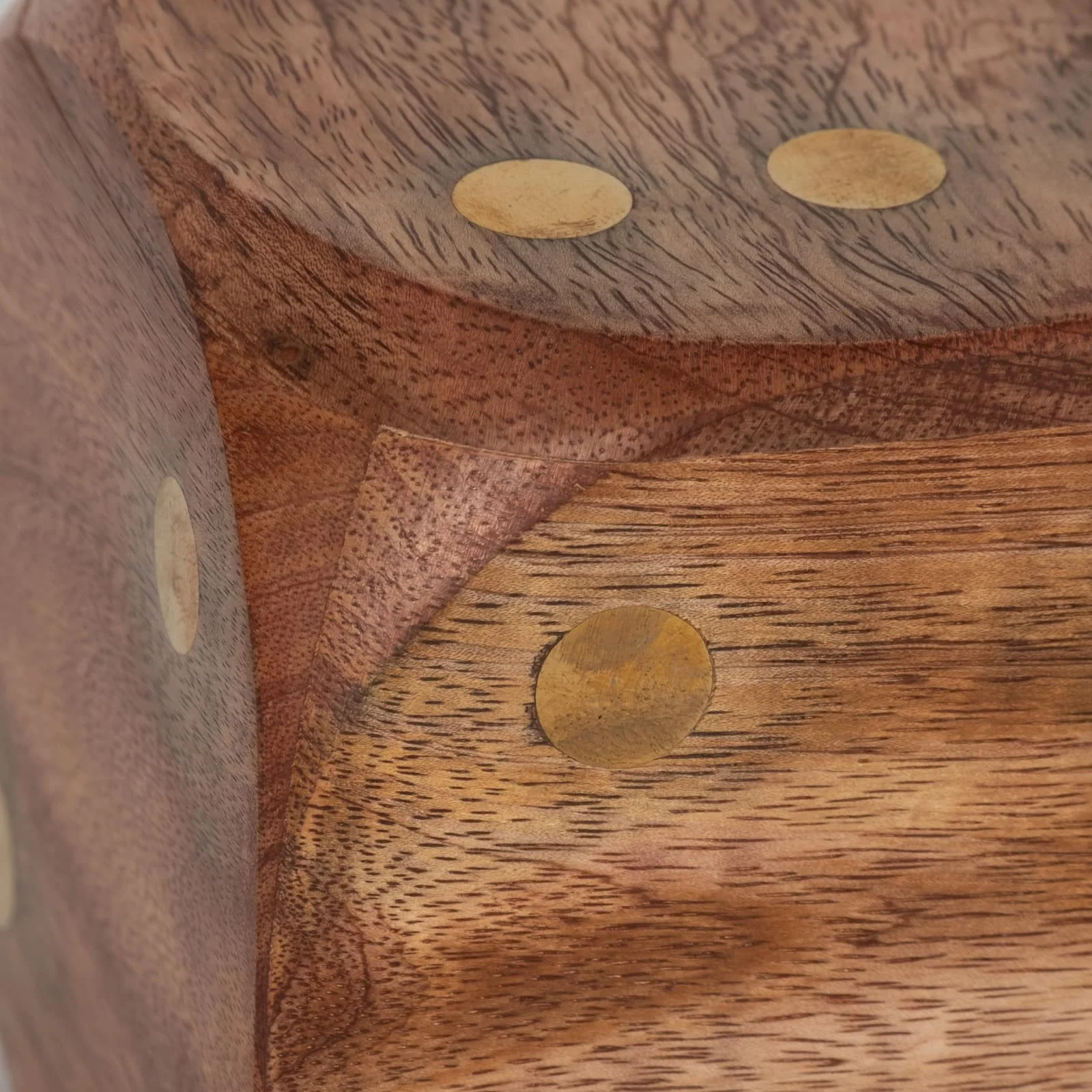 Wood, 4x4 Dice, Antique Brown - Image 4