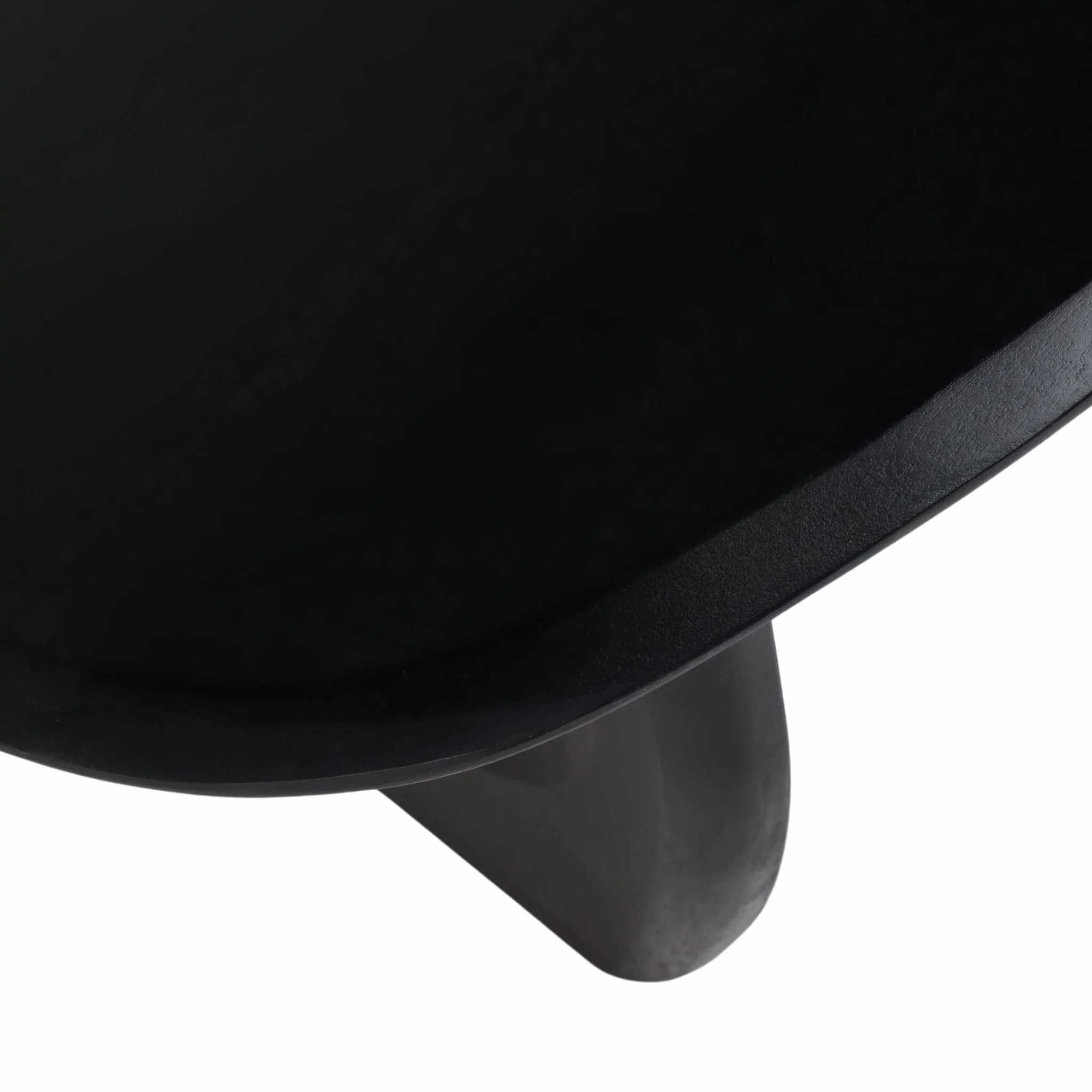 Wood, 51" Modern Mid-century Coffee Table, Blk, Kd - Image 5