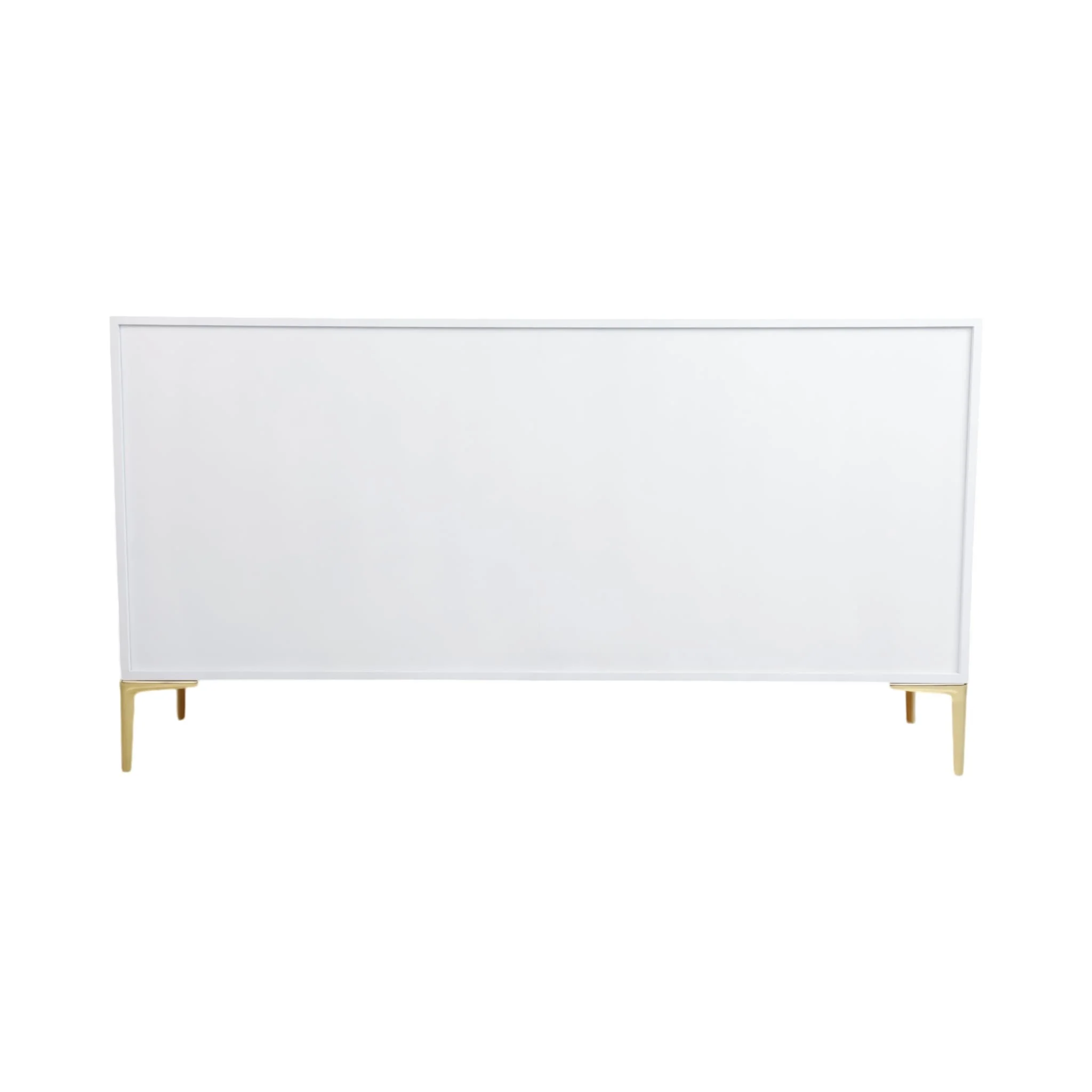 Wood, 65x35 Console Cabinet, Wht/gld, Kd - Image 4