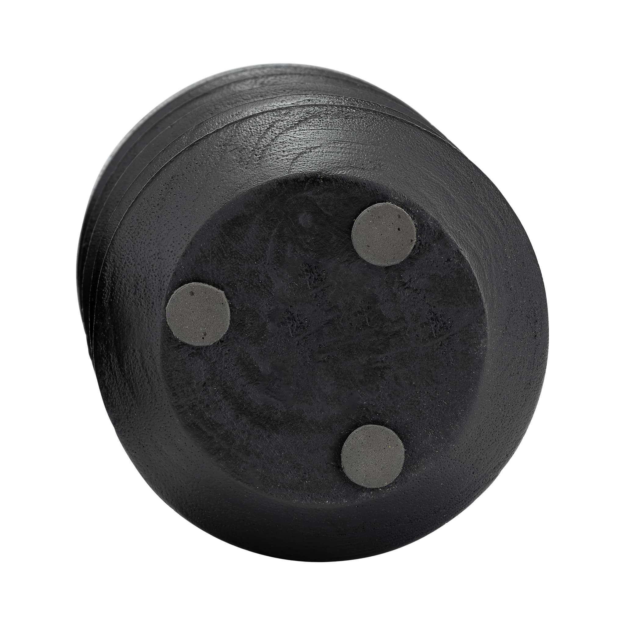 Wood, 6"h Accordion Candle Holder, Black - Image 5