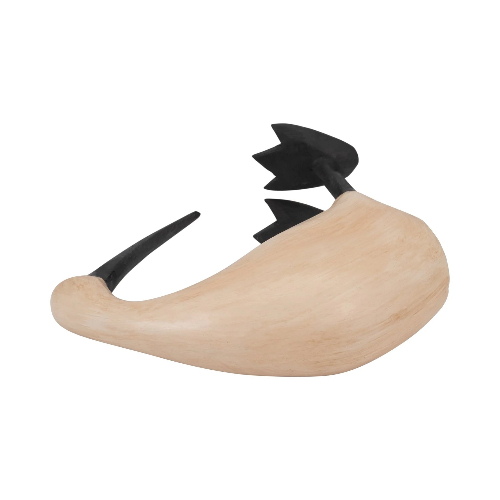 Wood, 7" Kiwi Bird W/ Black Legs, Natural - Image 6