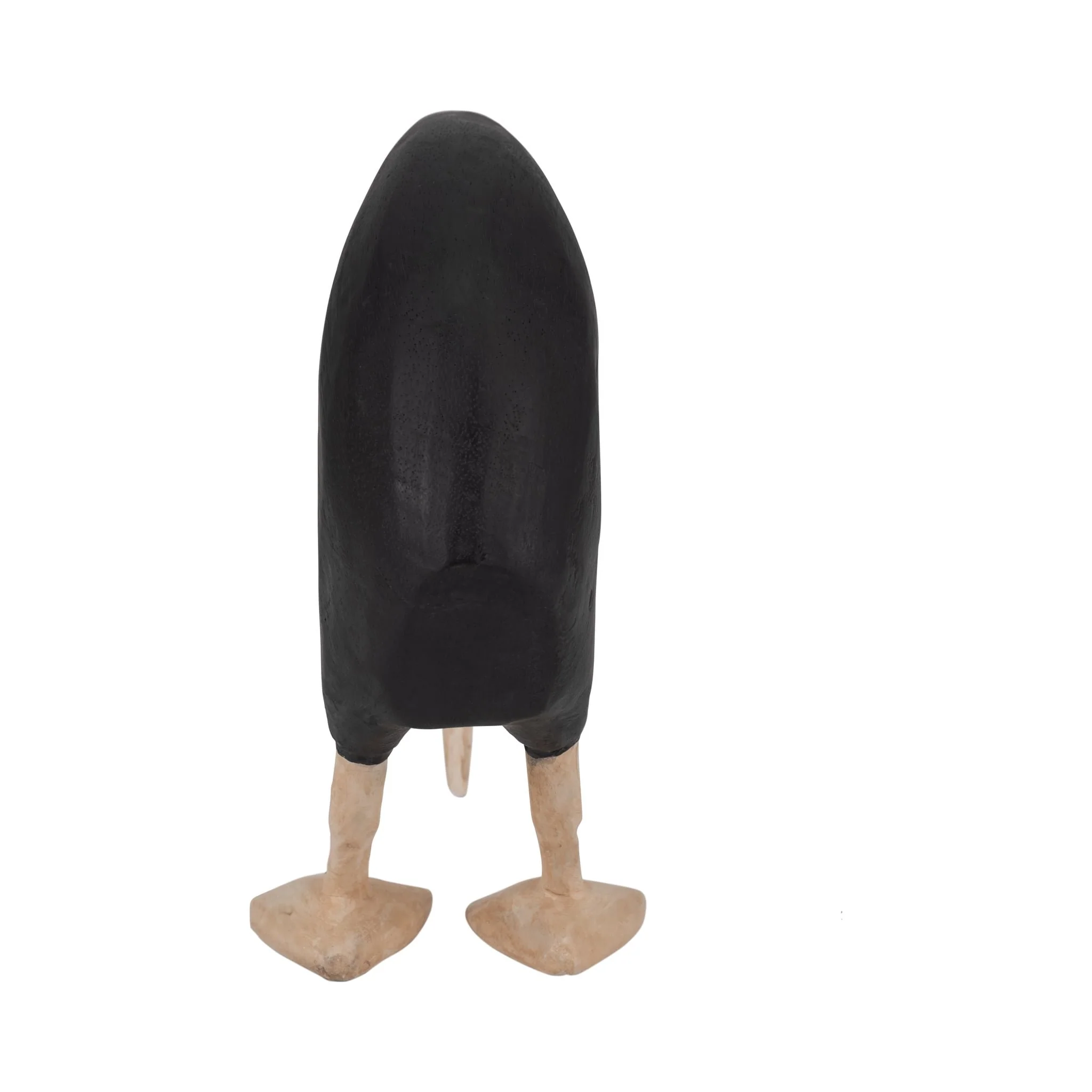 Wood, 7" Kiwi Bird W/ Natural Legs, Black - Image 4