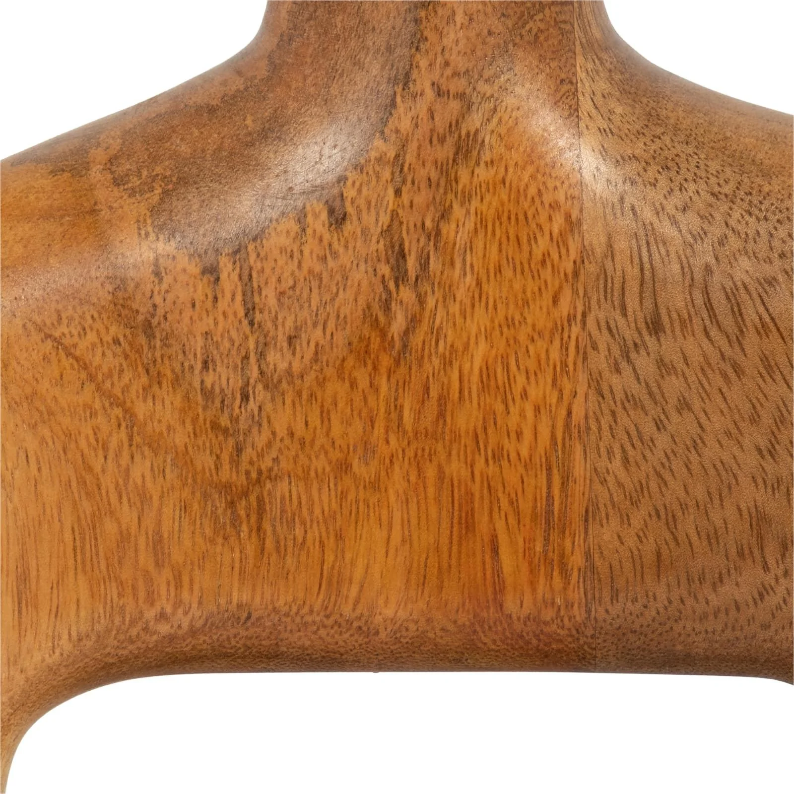 Wood, 7" Open Cut-out Vase, Natural - Image 5