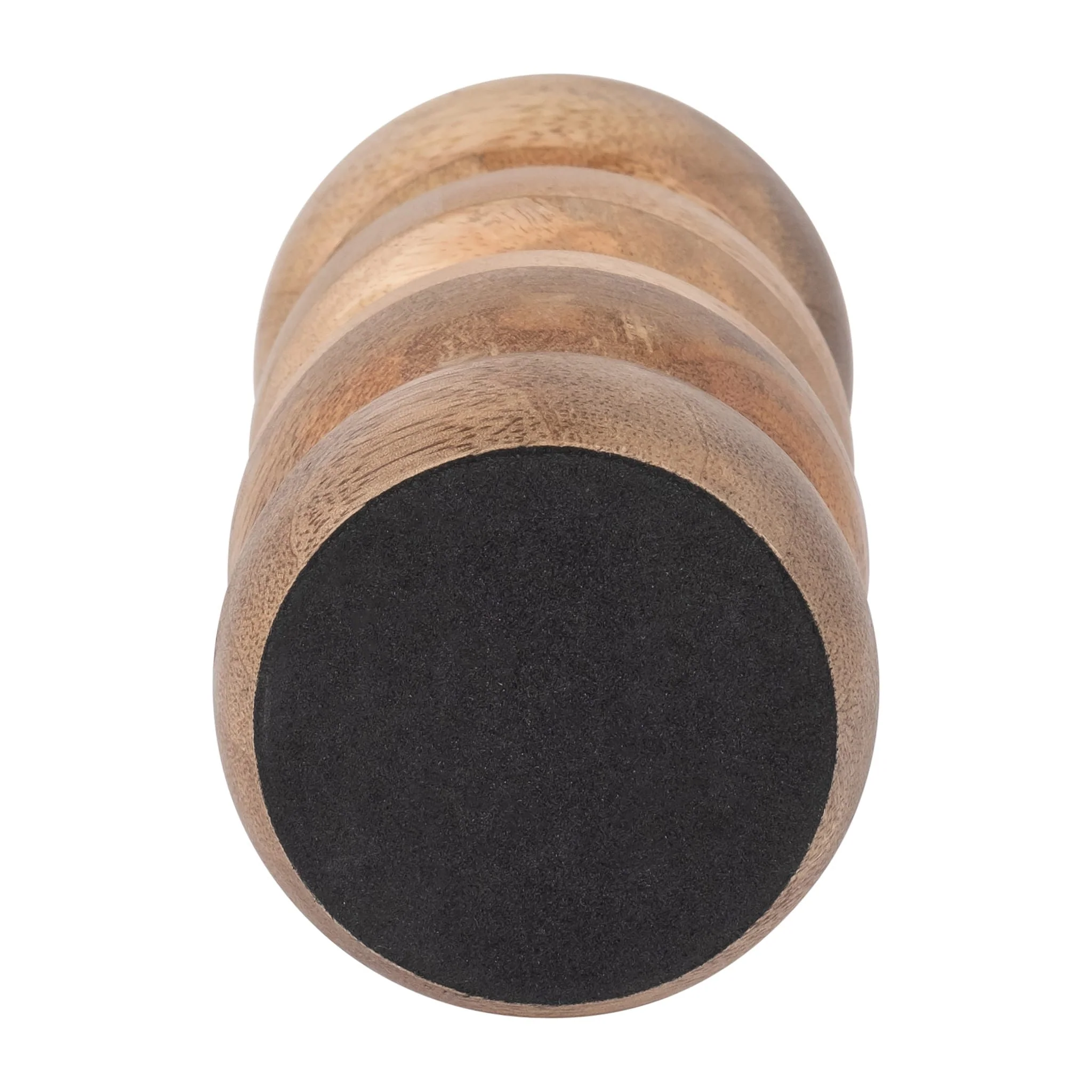 Wood, 7" Ribbed Votive Holder, Natural - Image 6