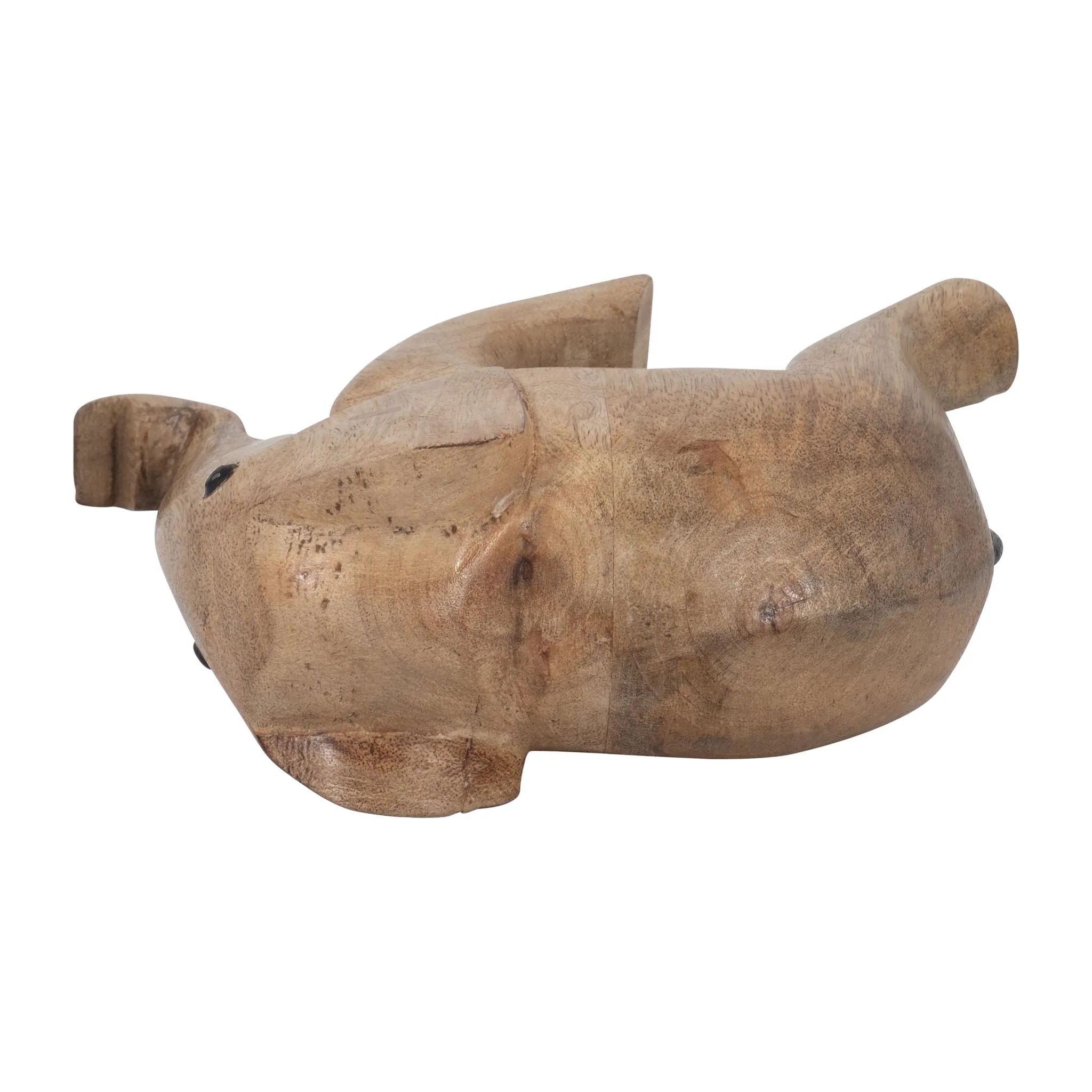 Wood, 7"h Elephant Deco, Brown - Image 6