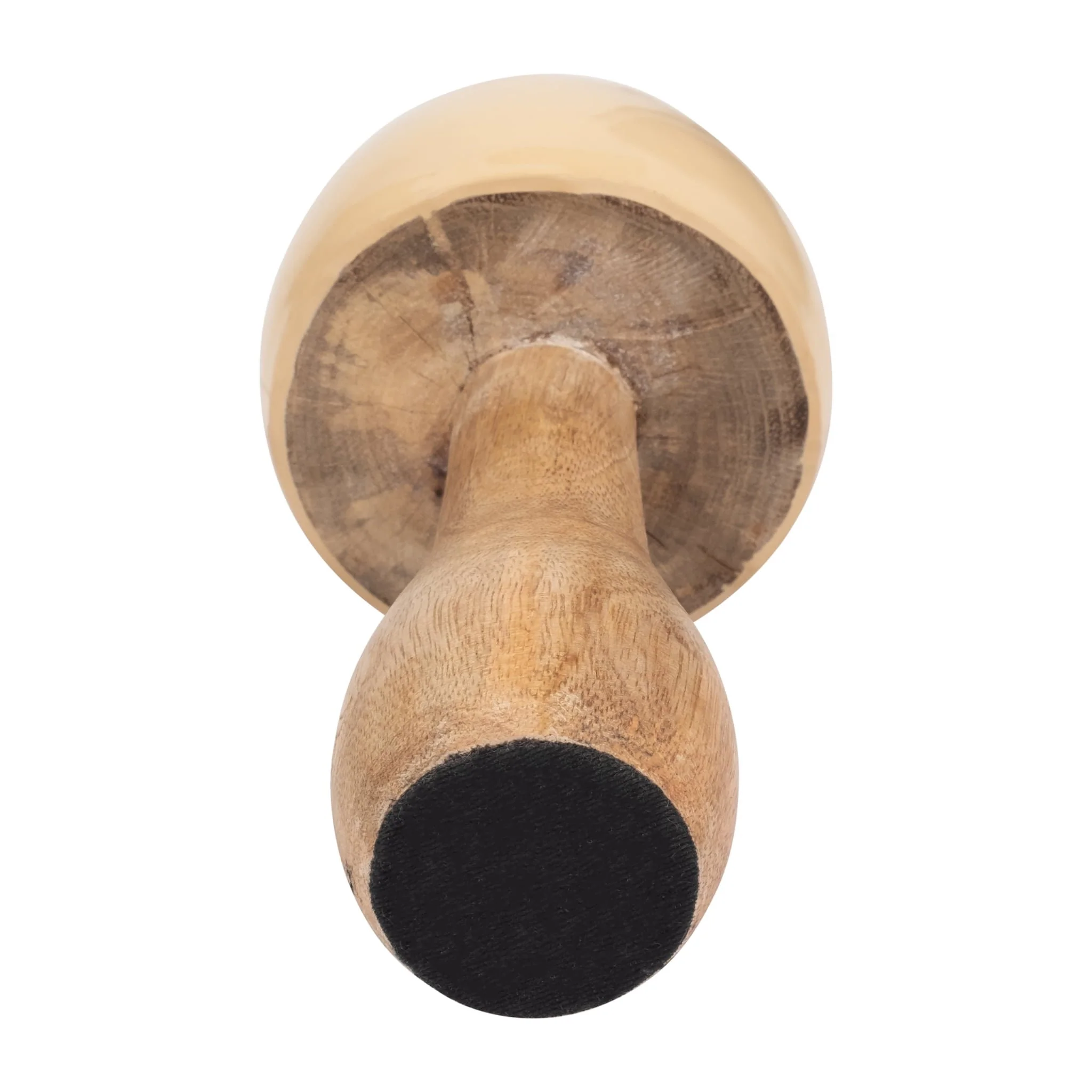 Wood, 8" Coned Mushroom, Ivory - Image 5