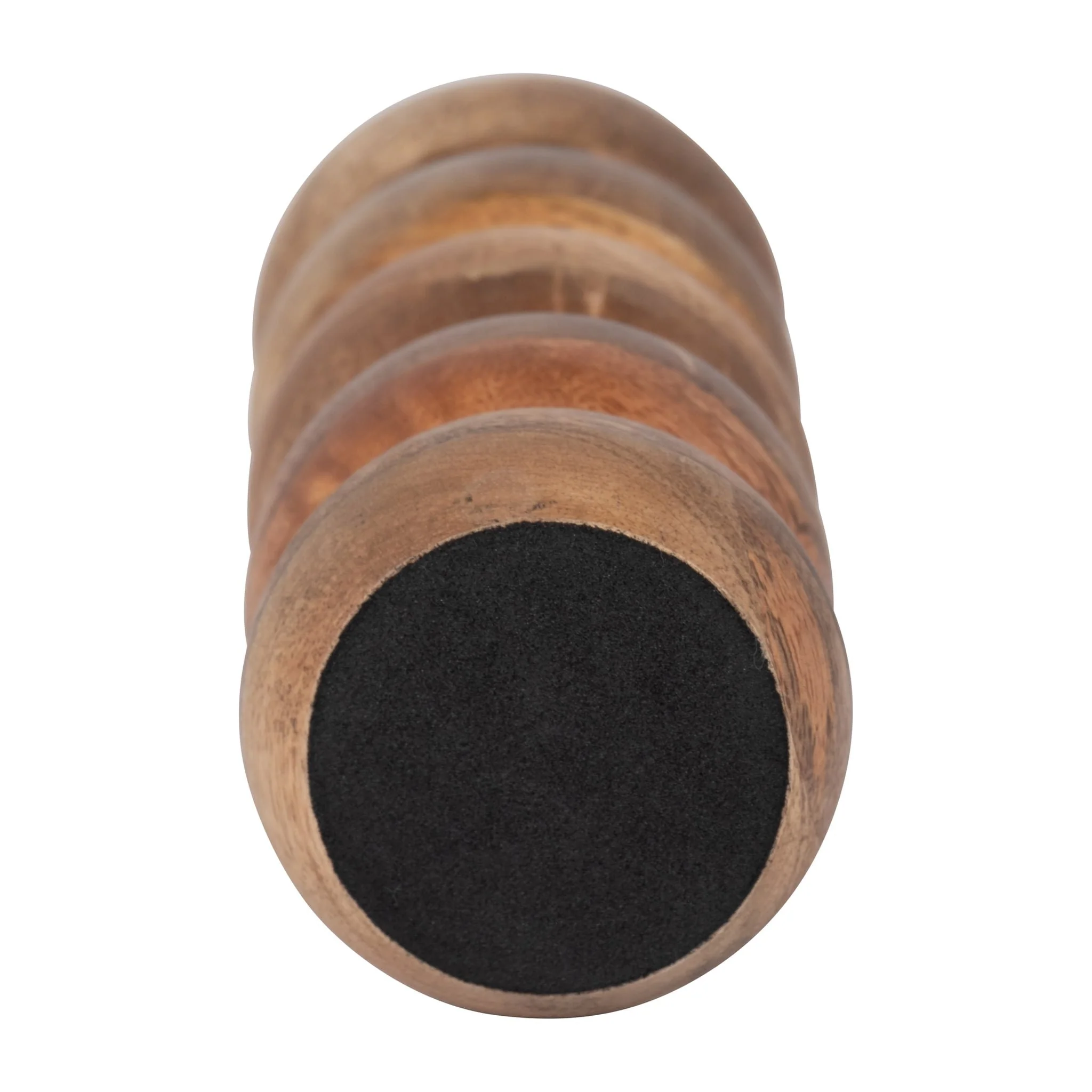 Wood, 8" Ribbed Votive Holder, Natural - Image 6