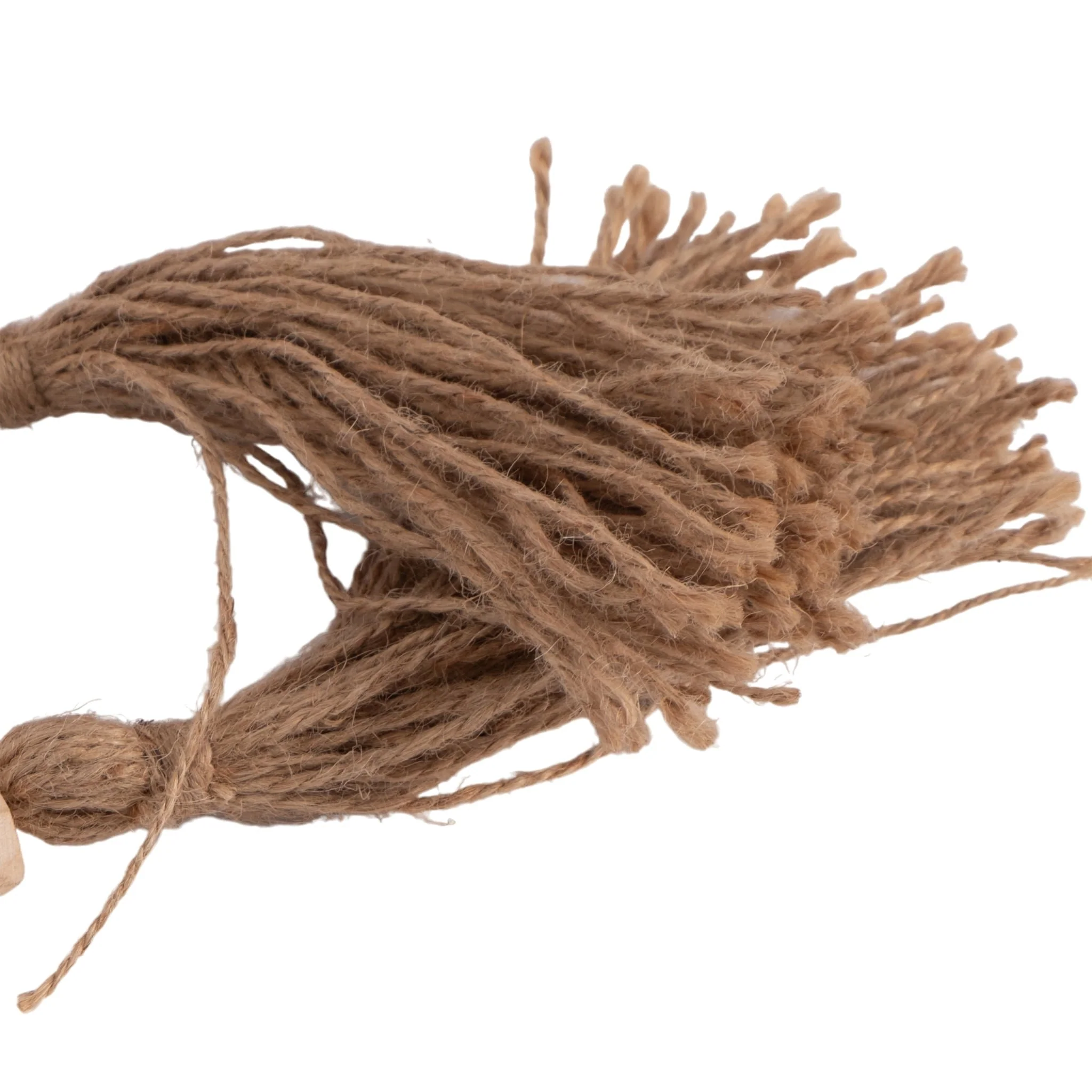 Wood, 84x.75 Beaded Garland, Lt Brown - Image 5
