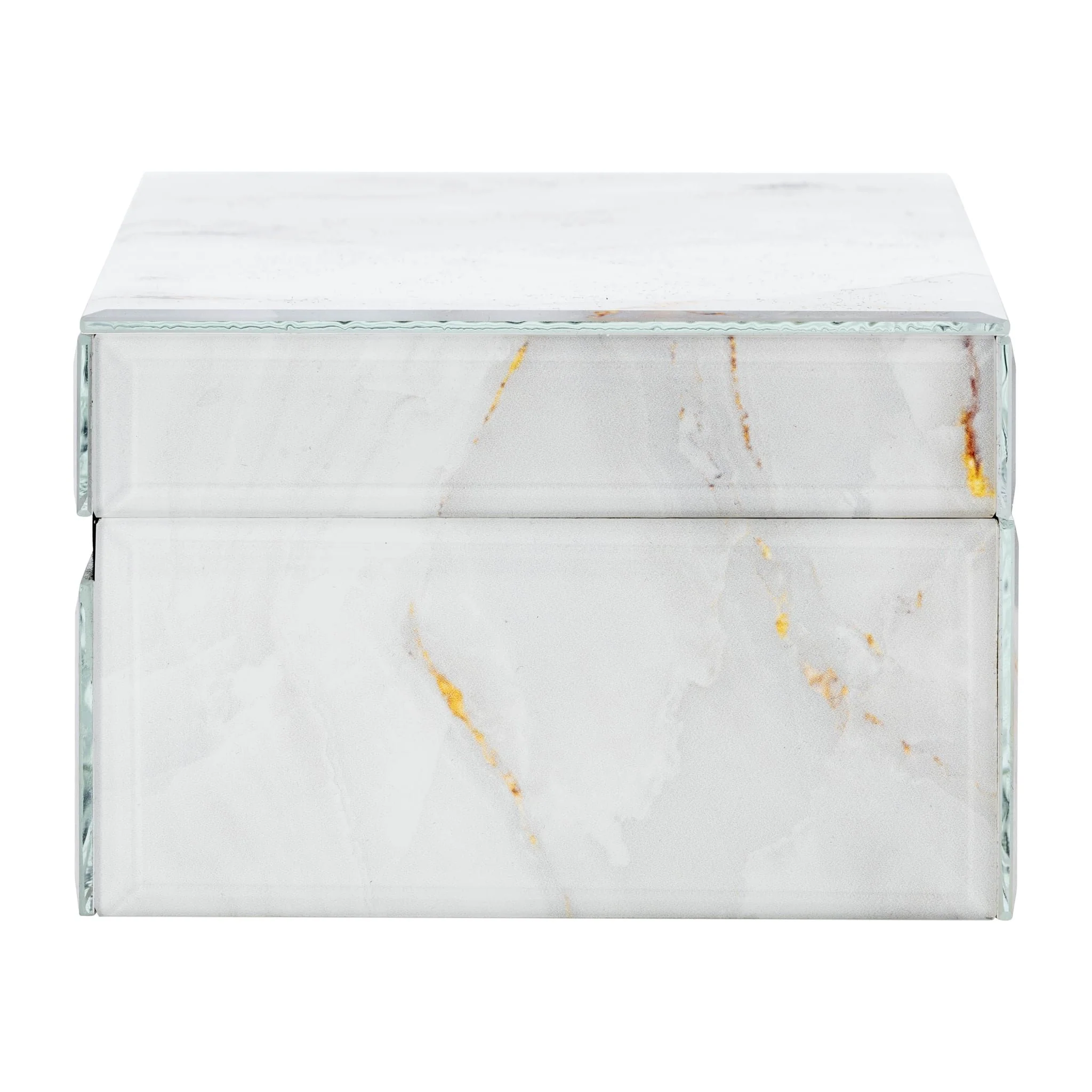 Wood, 8x5 Abstract Box, White - Image 3