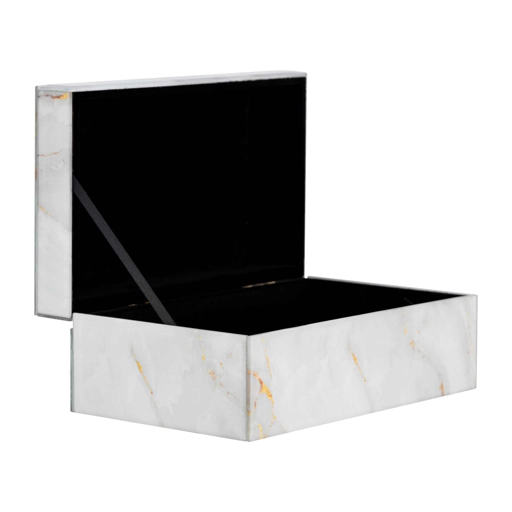 Wood, 8x5 Abstract Box, White - Image 6
