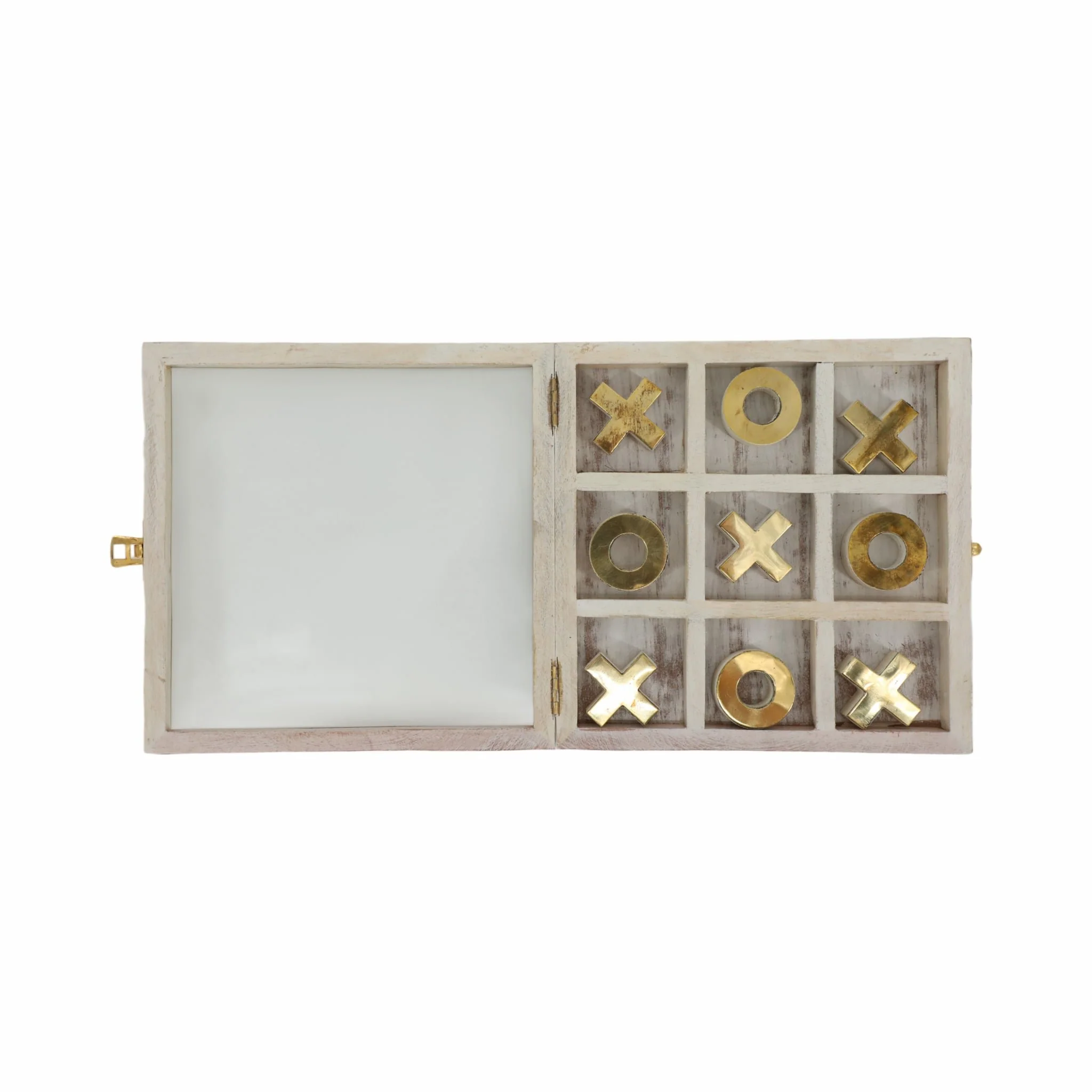 Wood 8x8 Tic Tac Toe, White - Image 6