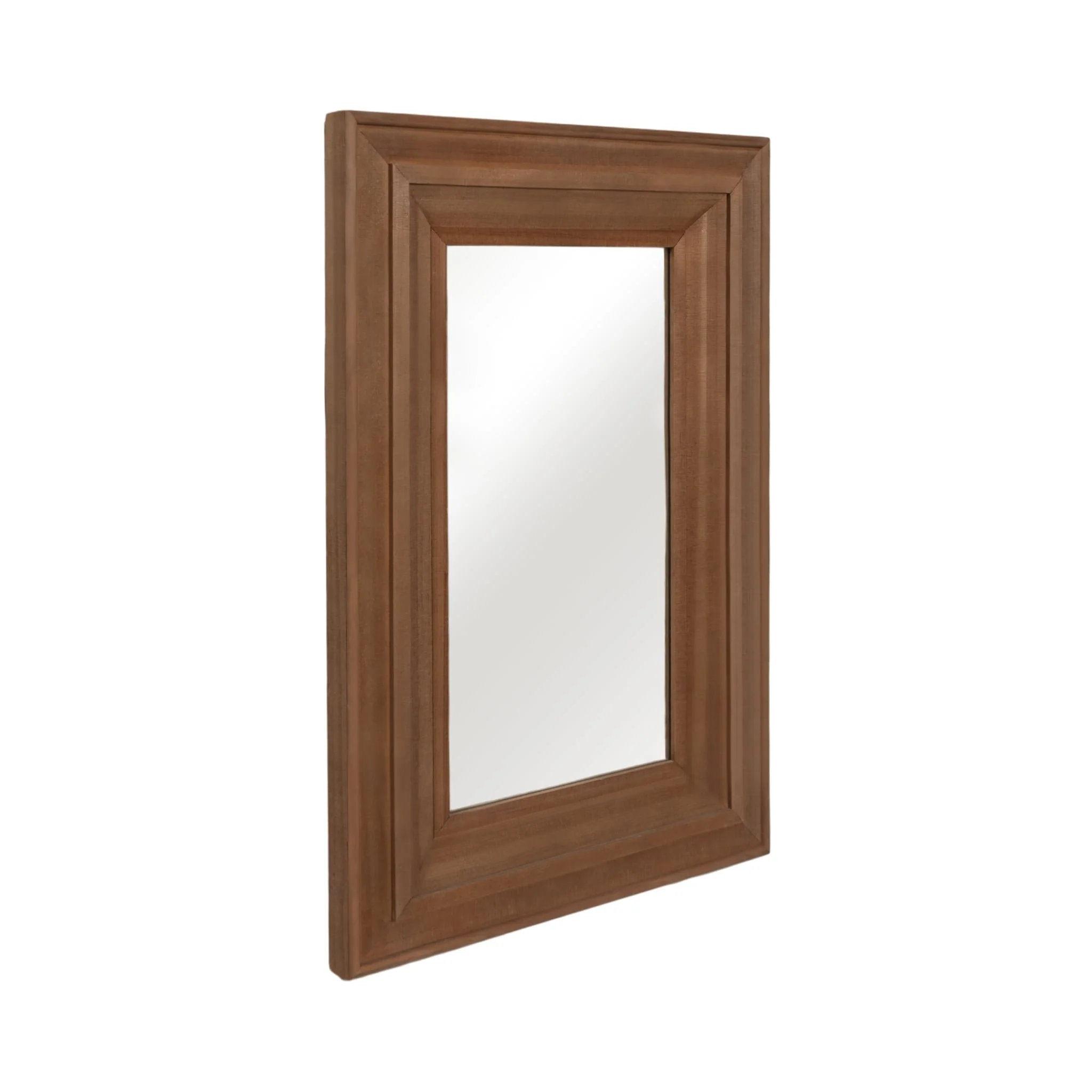 Wood Frame 24 X 36" Wall Mirror, Brown Wb - Image 2