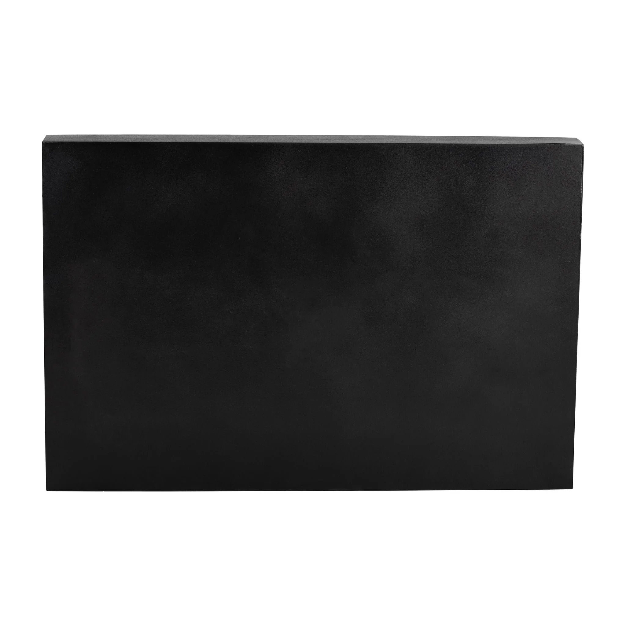 Wood/glass, S/2 14/18"l Reactangular Trays, Black - Image 7