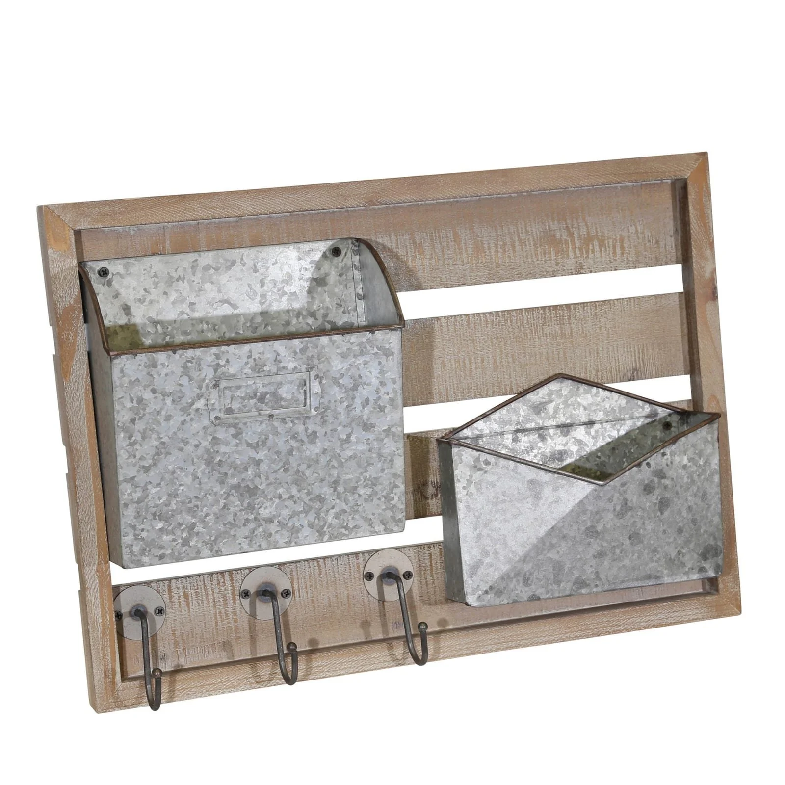 Wood/metal Wall Mail Organizer - Image 2