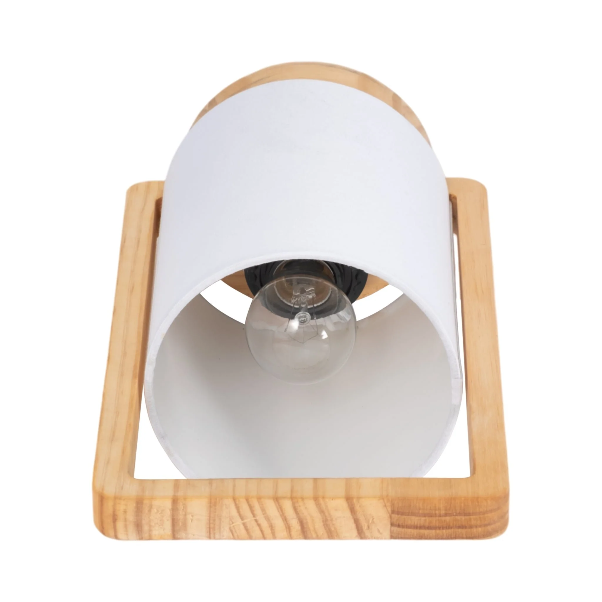 Wood,s/2,11"h, Cylndr Tbl Lmps,nature Wood/wht - Image 6