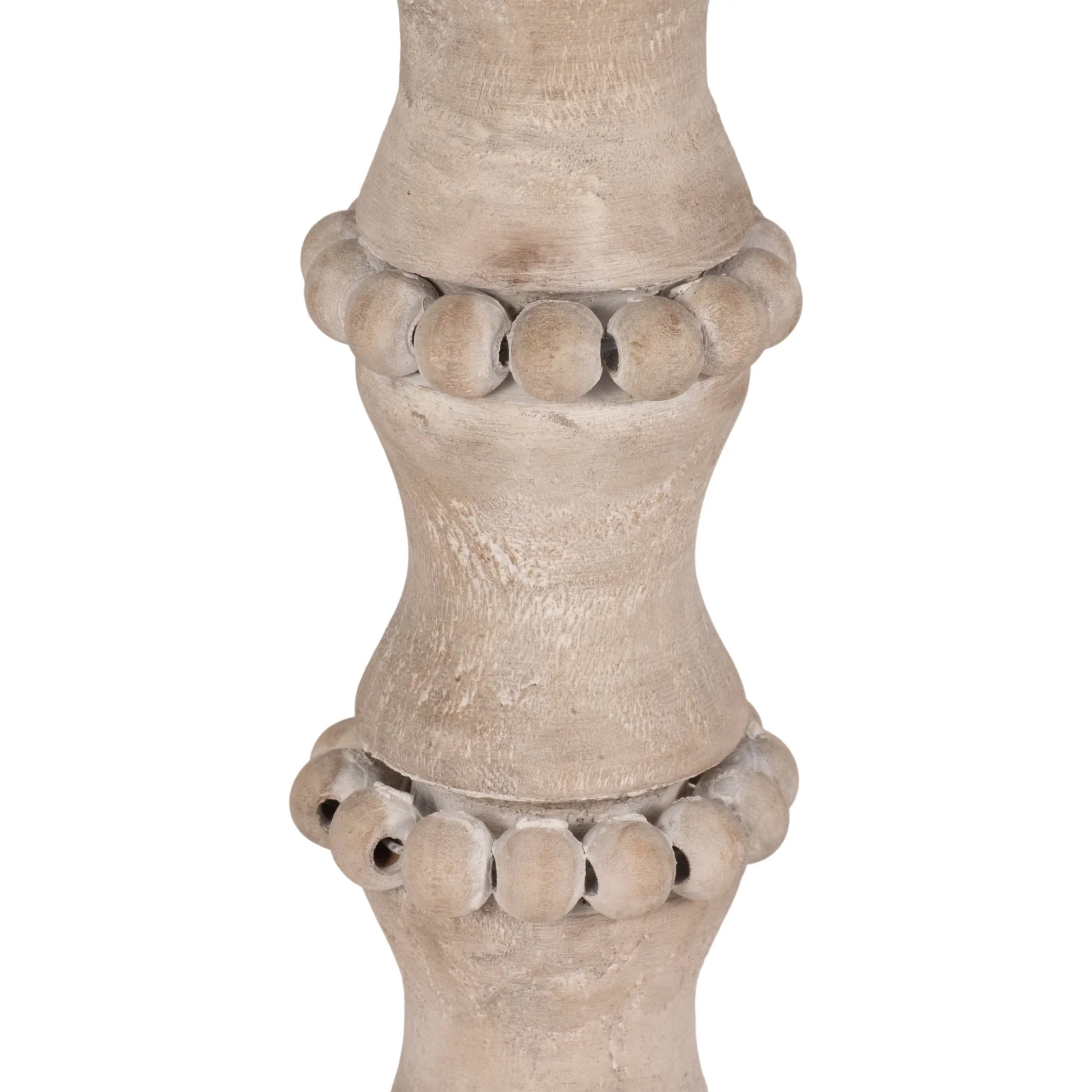 Wooden 11" Antique Style Candle Holder - Image 4