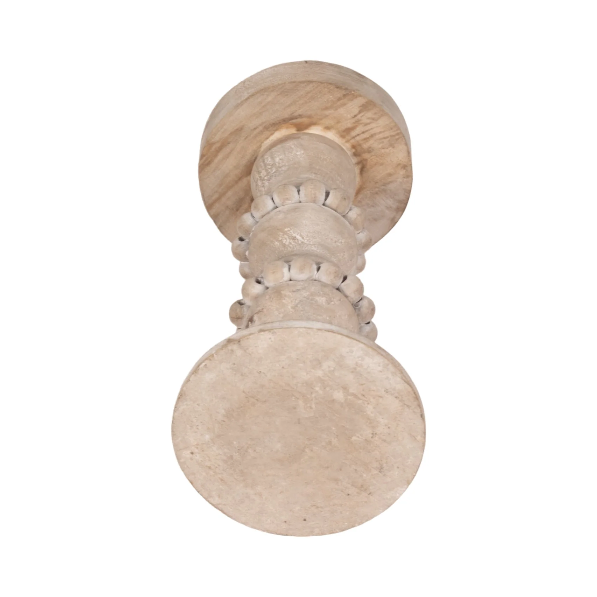 Wooden 11" Antique Style Candle Holder - Image 6