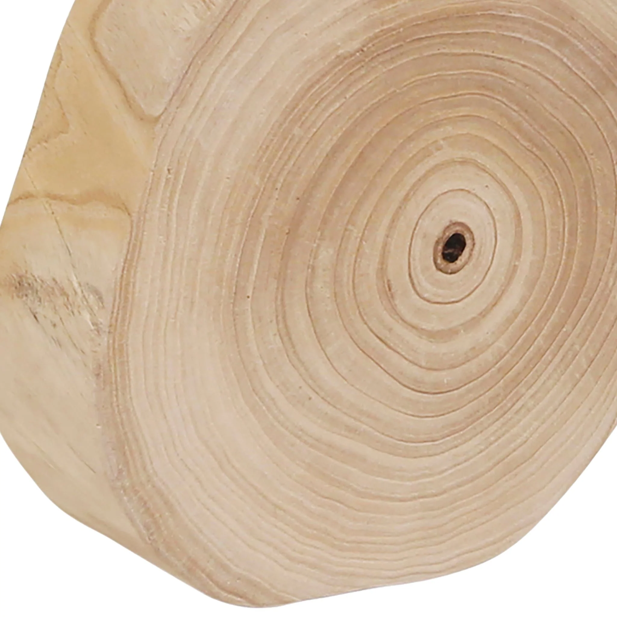 Wooden 16" Stool, Natural - Image 5