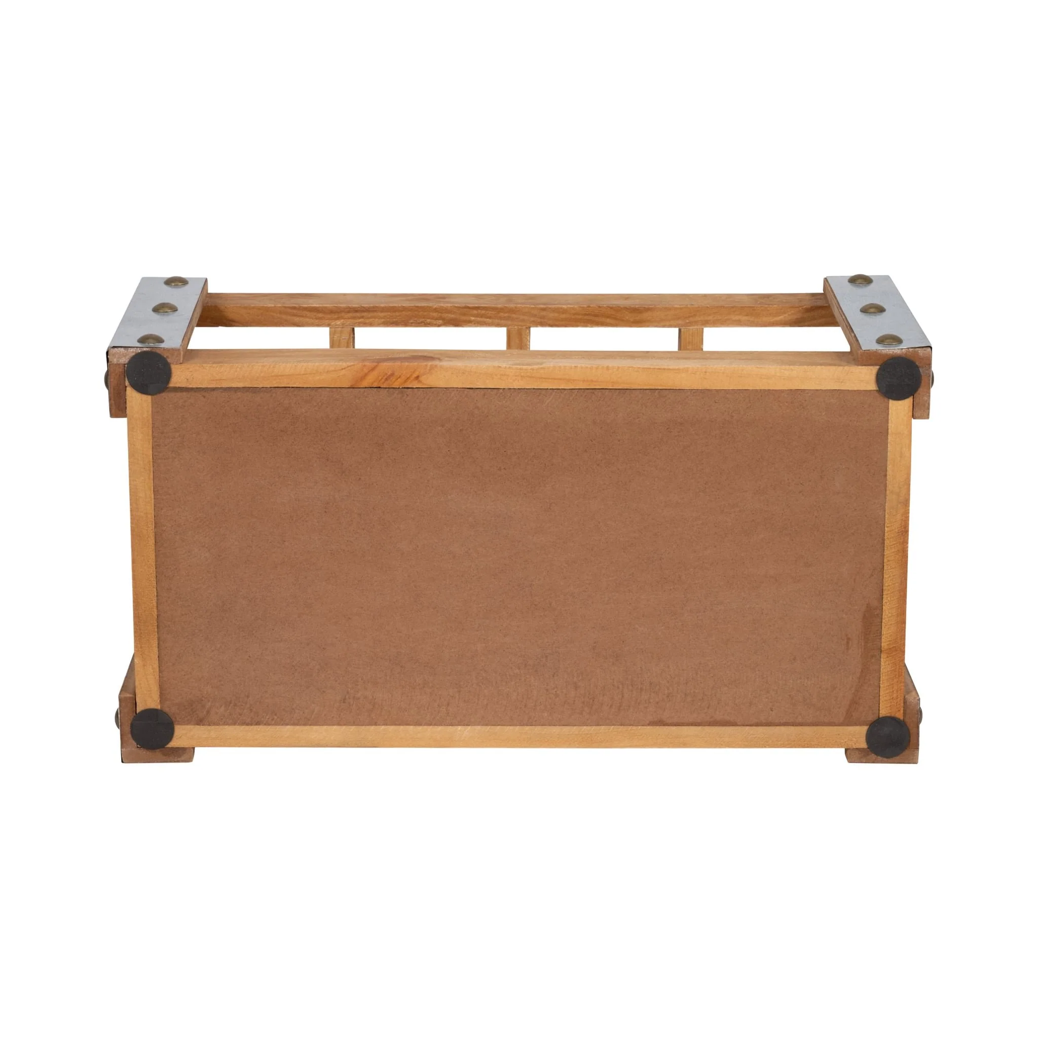 Wooden 8-bottle Wine Rack, Brown - Image 8