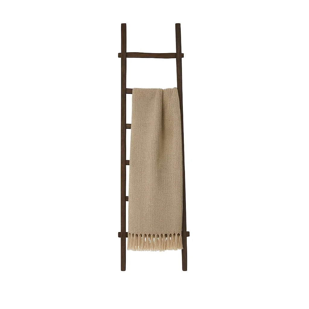 Wooden Decorative 76" Ladder,brown - Image 2