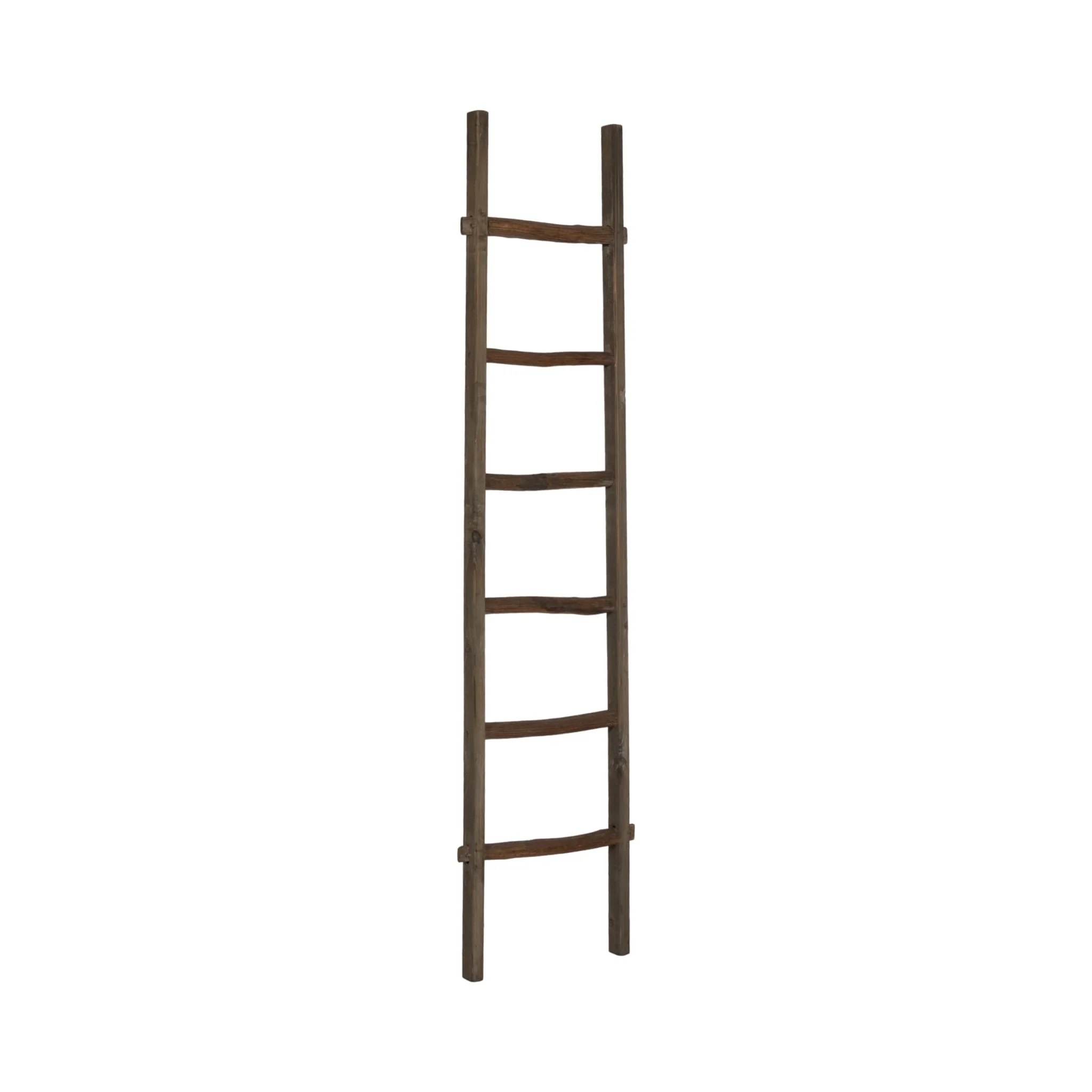 Wooden Decorative 76" Ladder,brown - Image 3