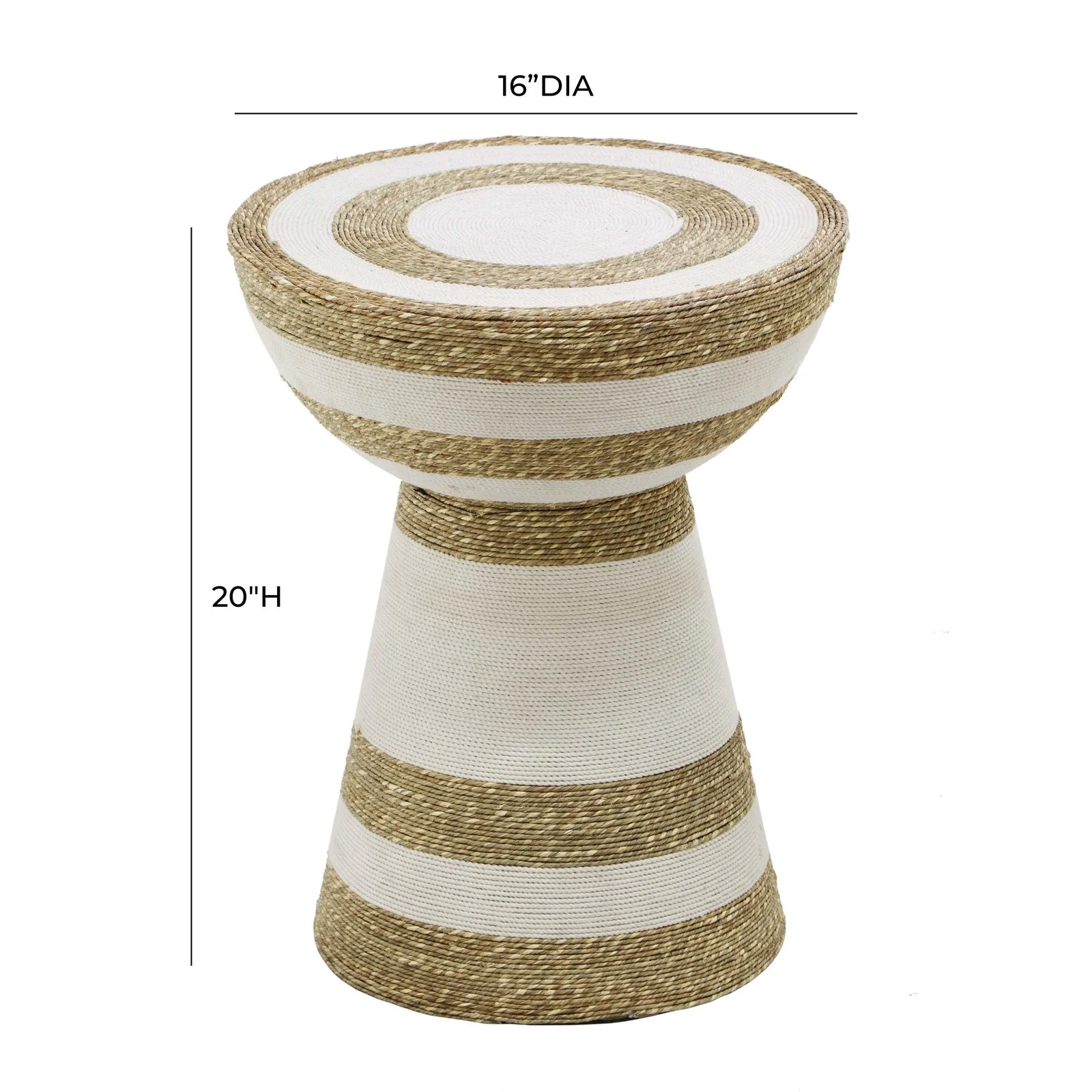 Wren Striped Side Table - Image 6