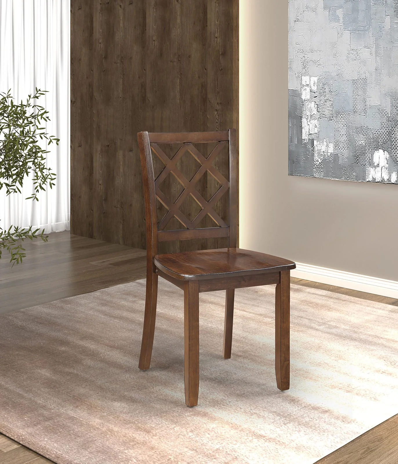 Yamhill 5 Pc. Dining Table Set, Dark Cherry - Image 3