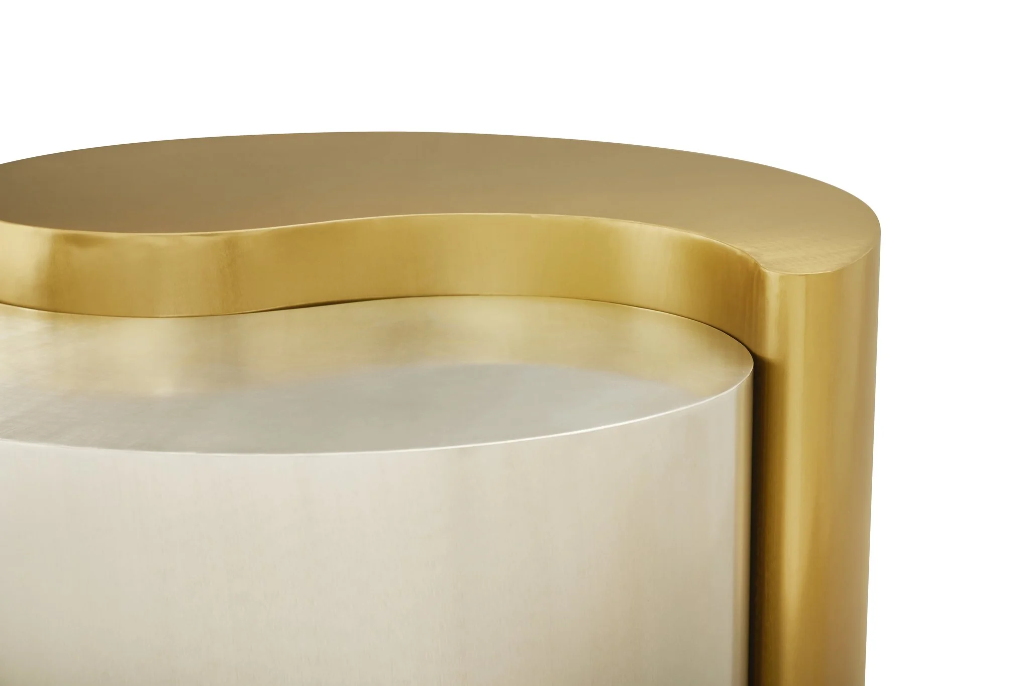Ying Yang  Coffee Table in Gold & Silver - Image 5
