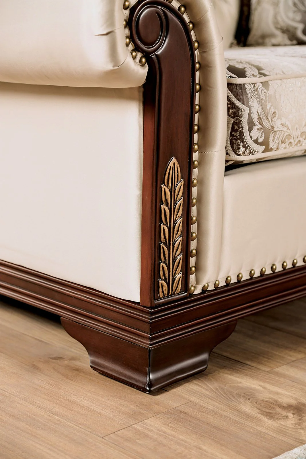 Yucatan Loveseat, Dark Cherry/Beige - Image 6